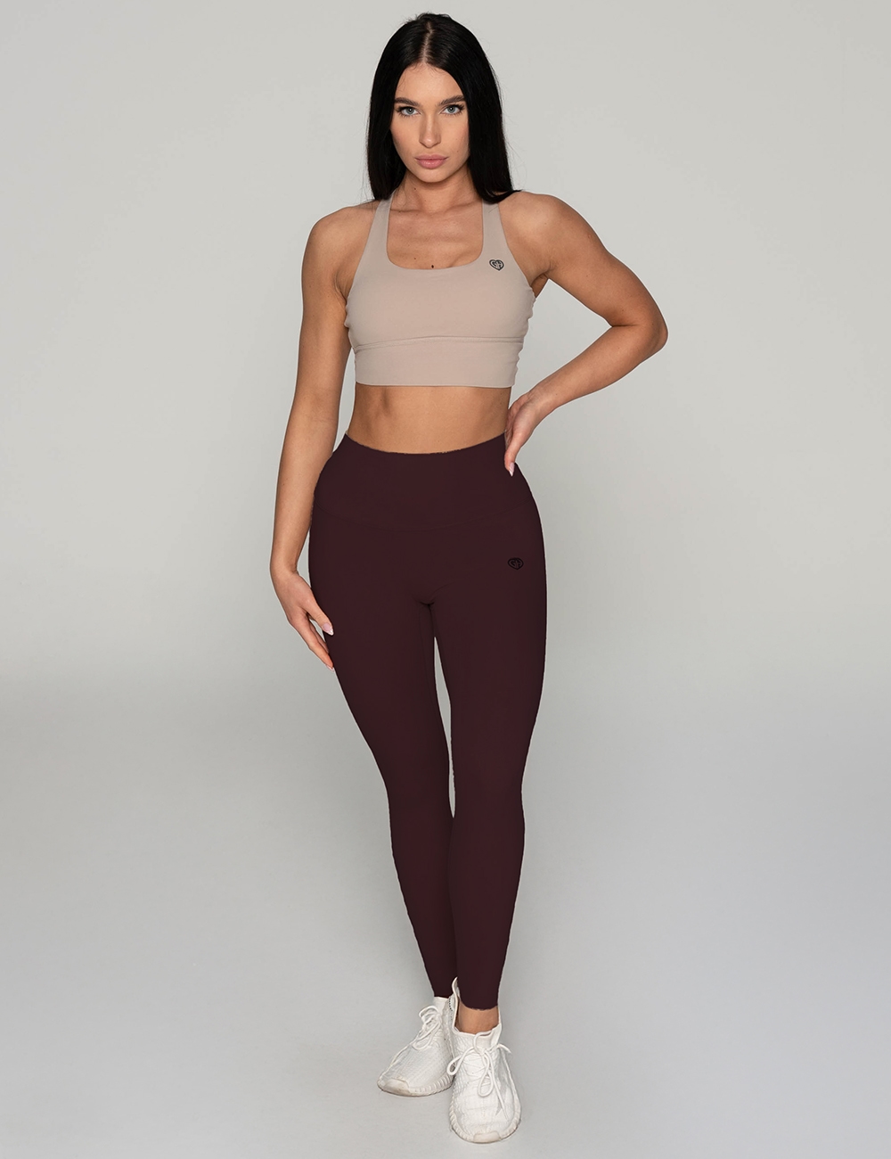Legginsy Sportowe Freedom Czekoladowe - Gymhero