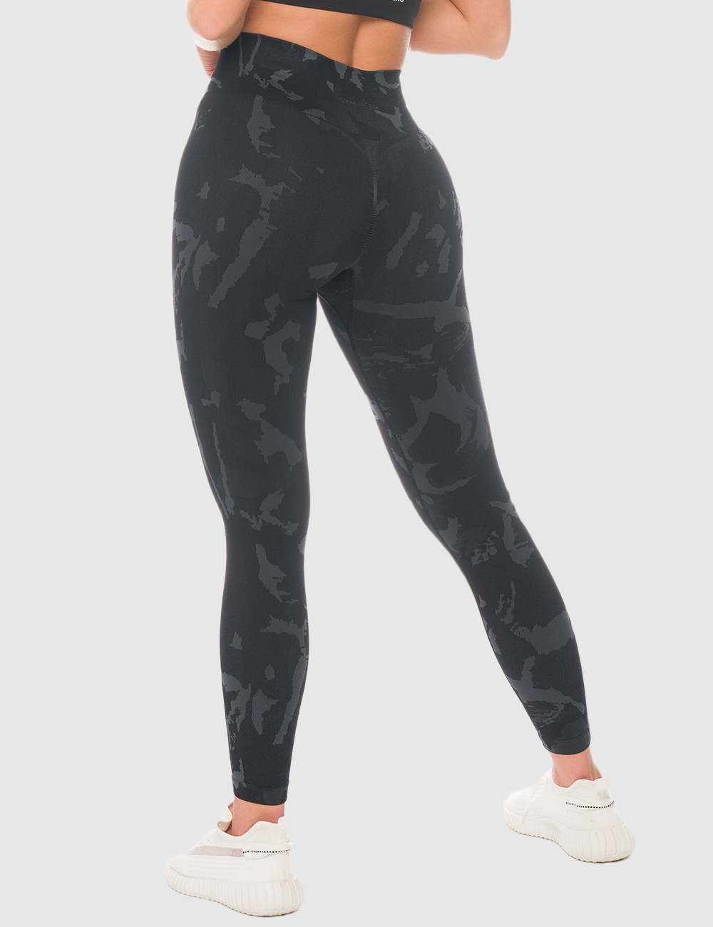 Legginsy sportowe Dots Czarne - Gymhero