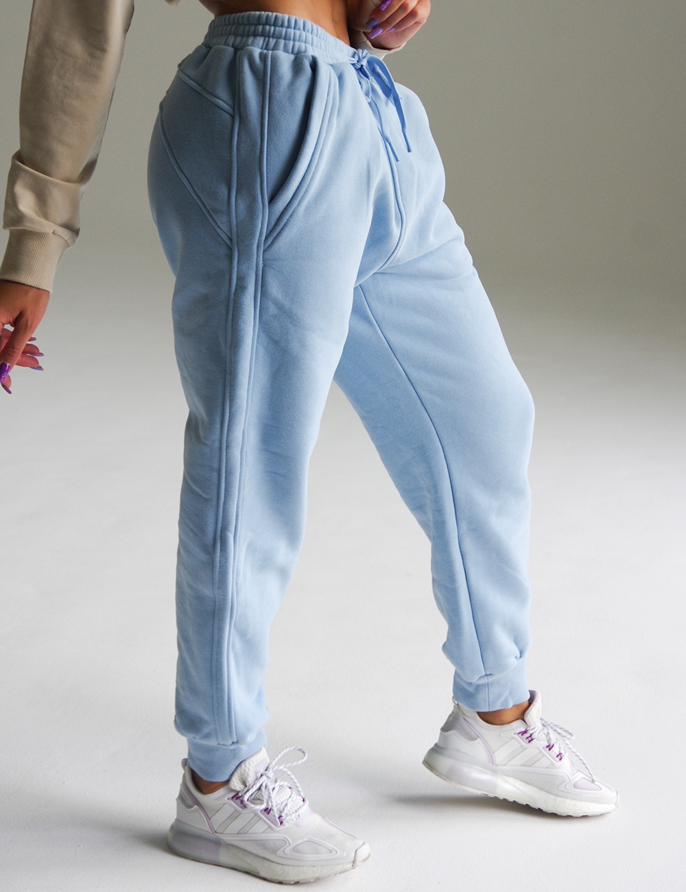 Spodnie dresowe baby blue - Gymhero