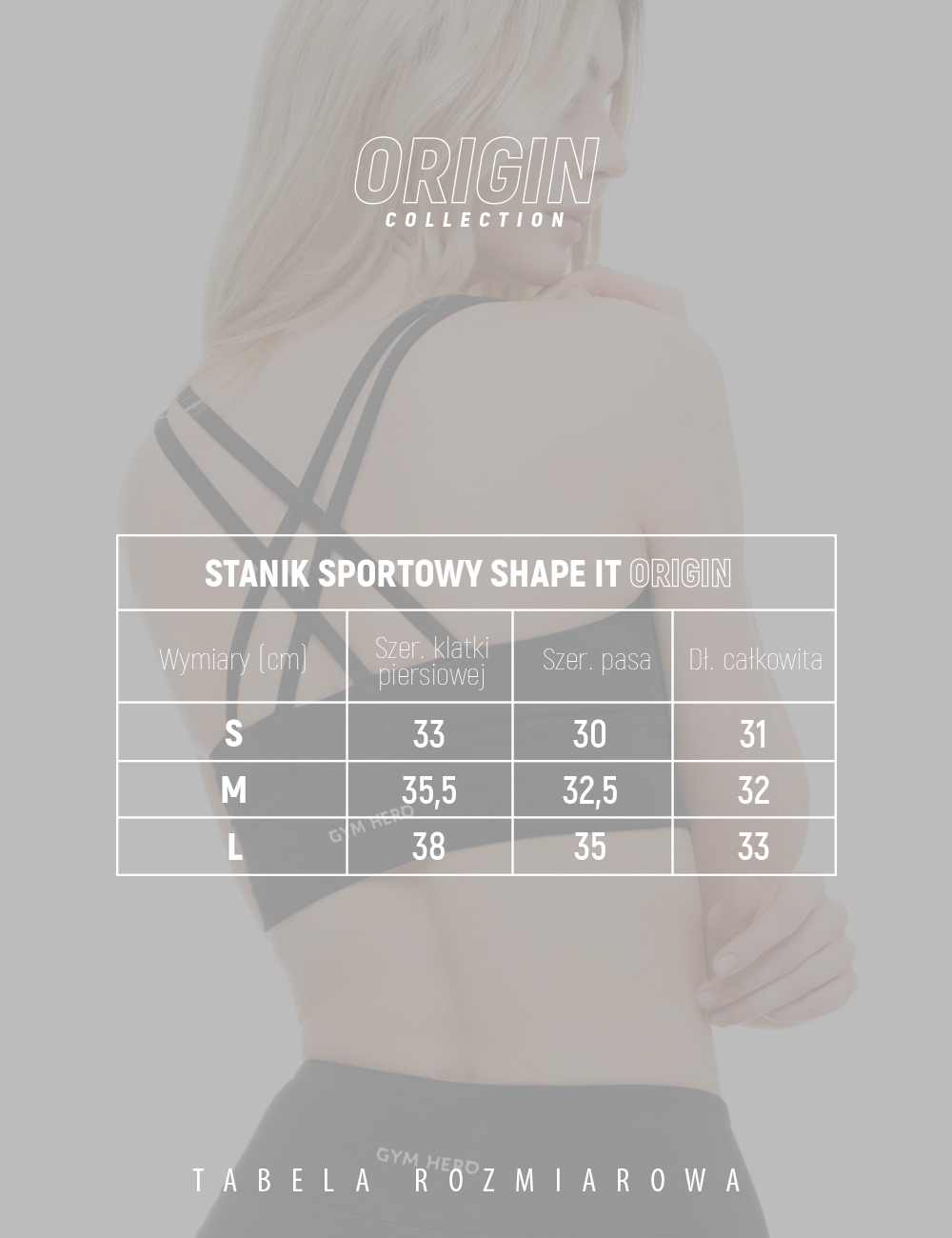 Stanik Sportowy ShapeIt Czarny - Gymhero