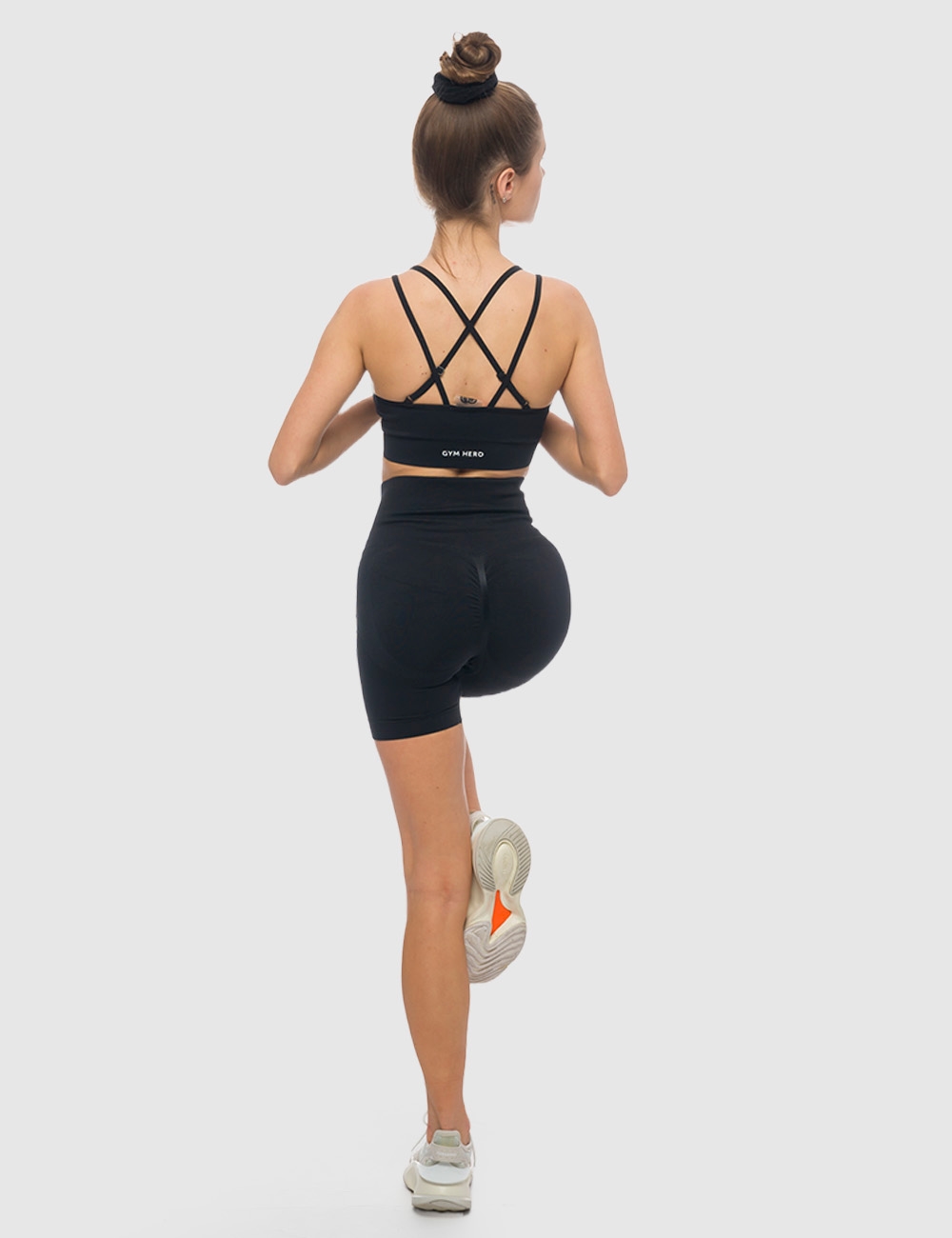 Stanik Sportowe Summer Vibe Czarny - Gymhero