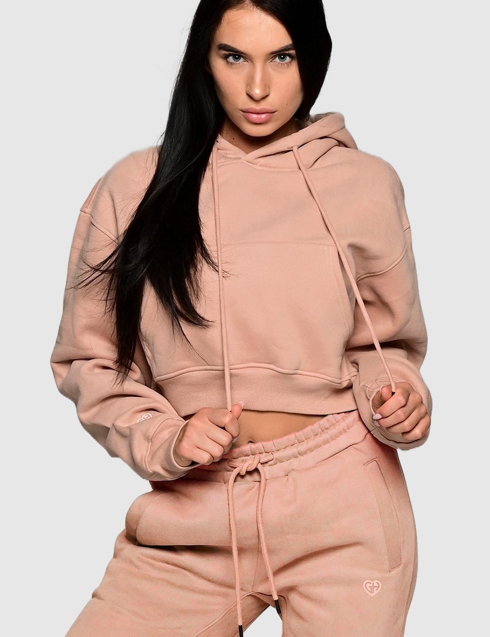 Bluza dresowa Cosy Fit Brudny Róż - Gymhero