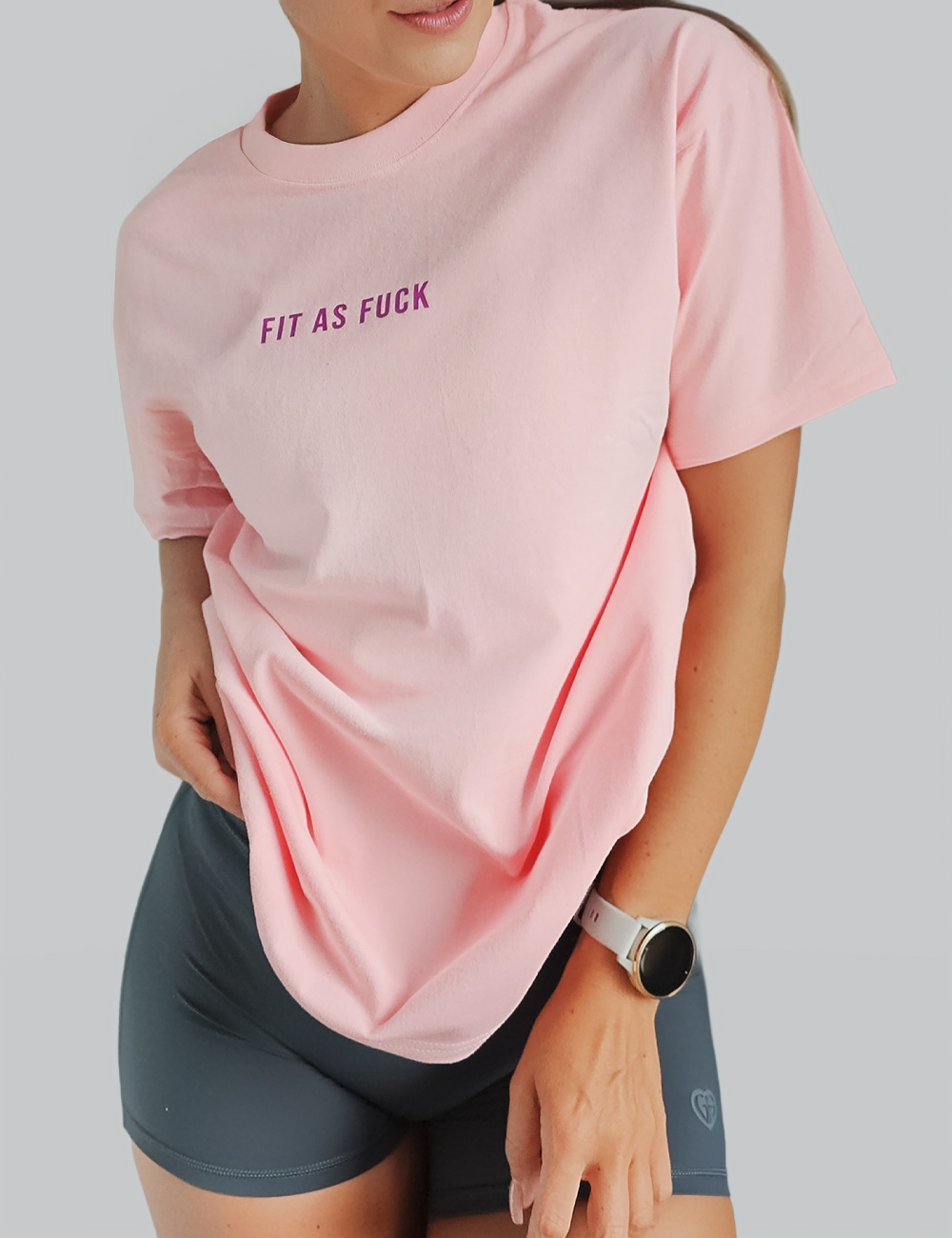 T-Shirt T-Shirt Gym Hero „FIT AS F*CK” - Gymhero
