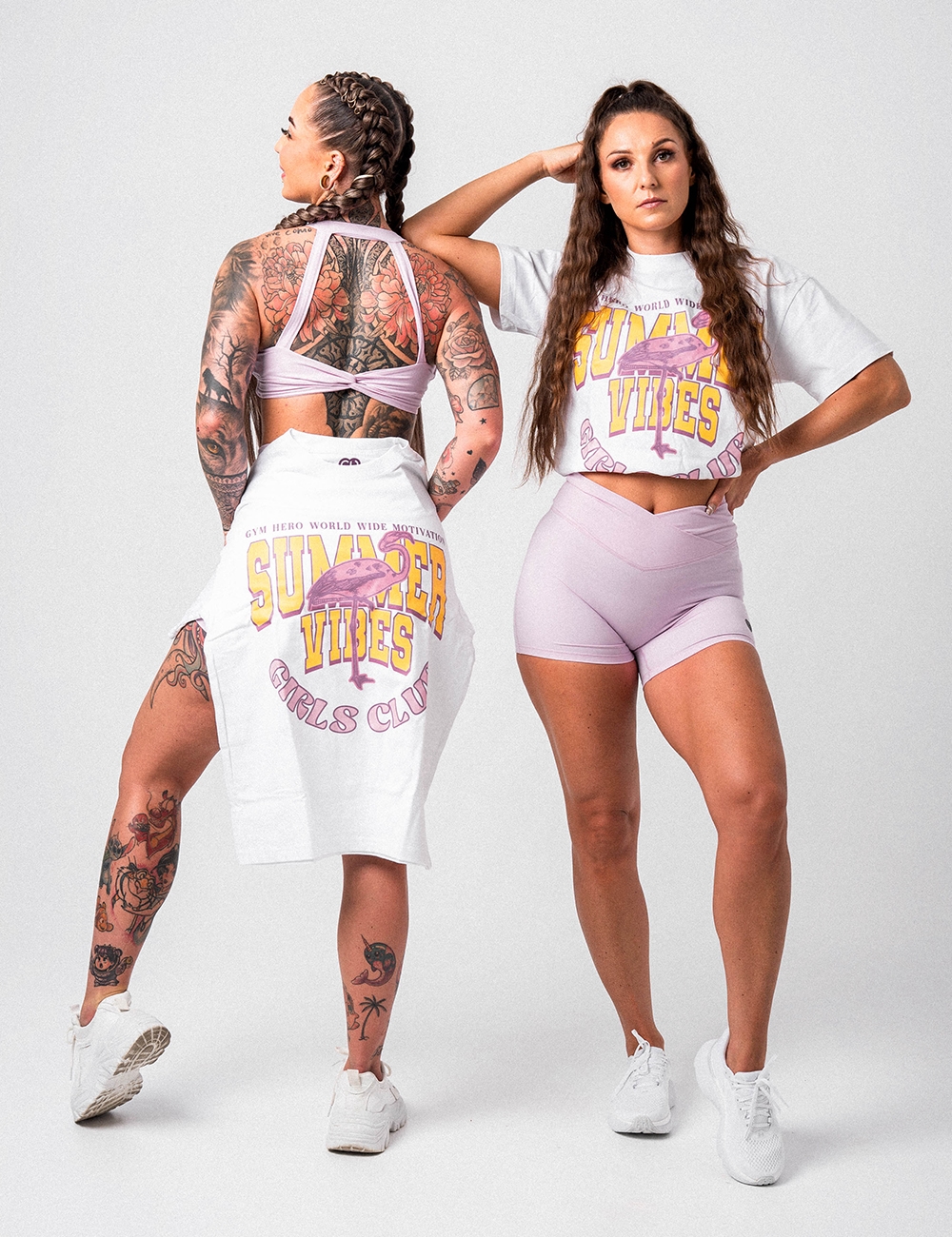 Szorty Sportowe Summer Twist Różowe - Gymhero