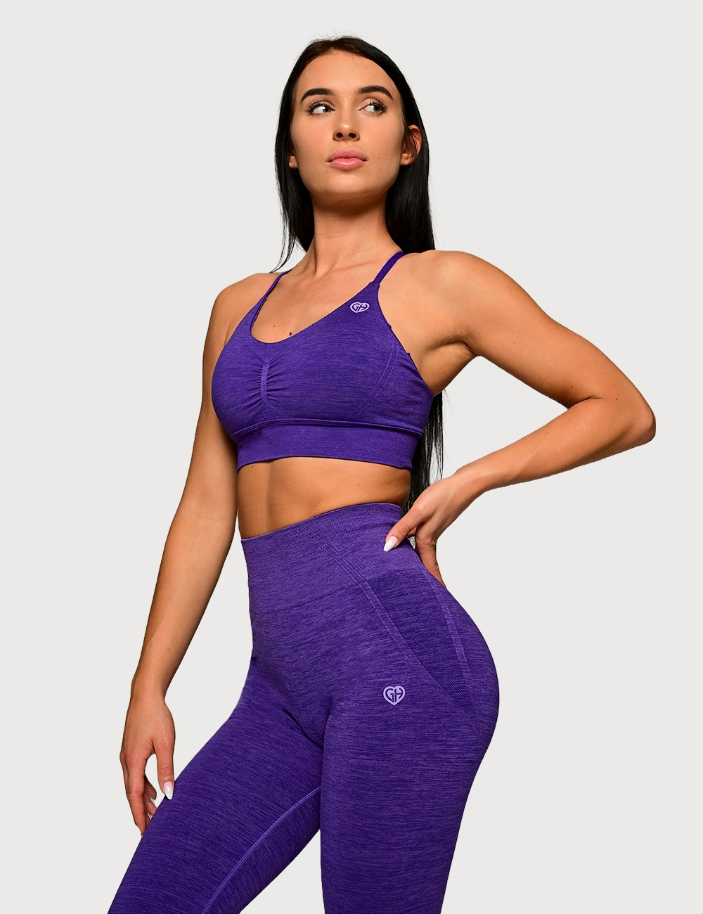 Stanik Sportowy Allure Fit Fioletowy - Gymhero