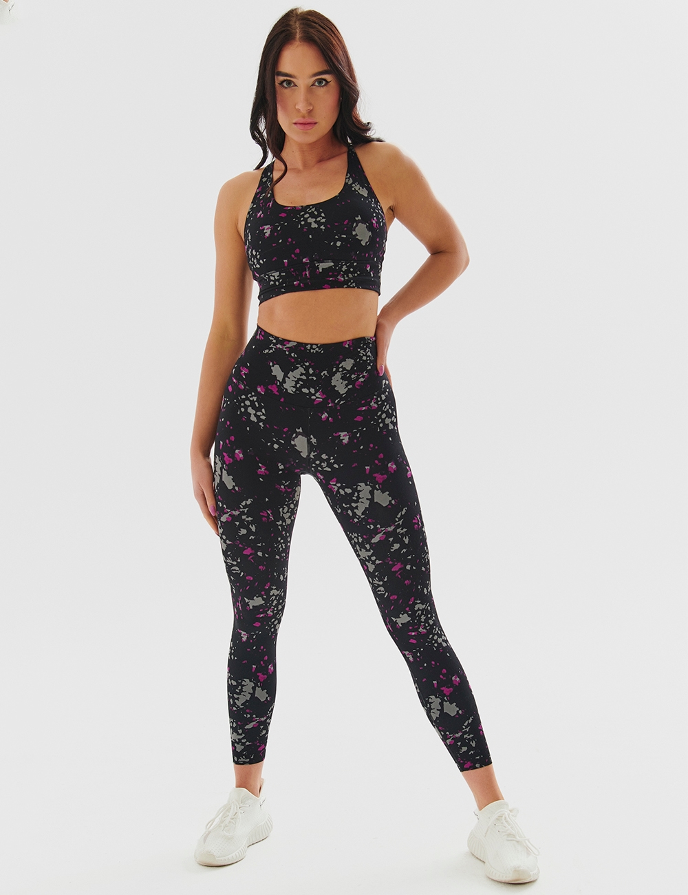 Legginsy sportowe Tribe czarne - Gymhero