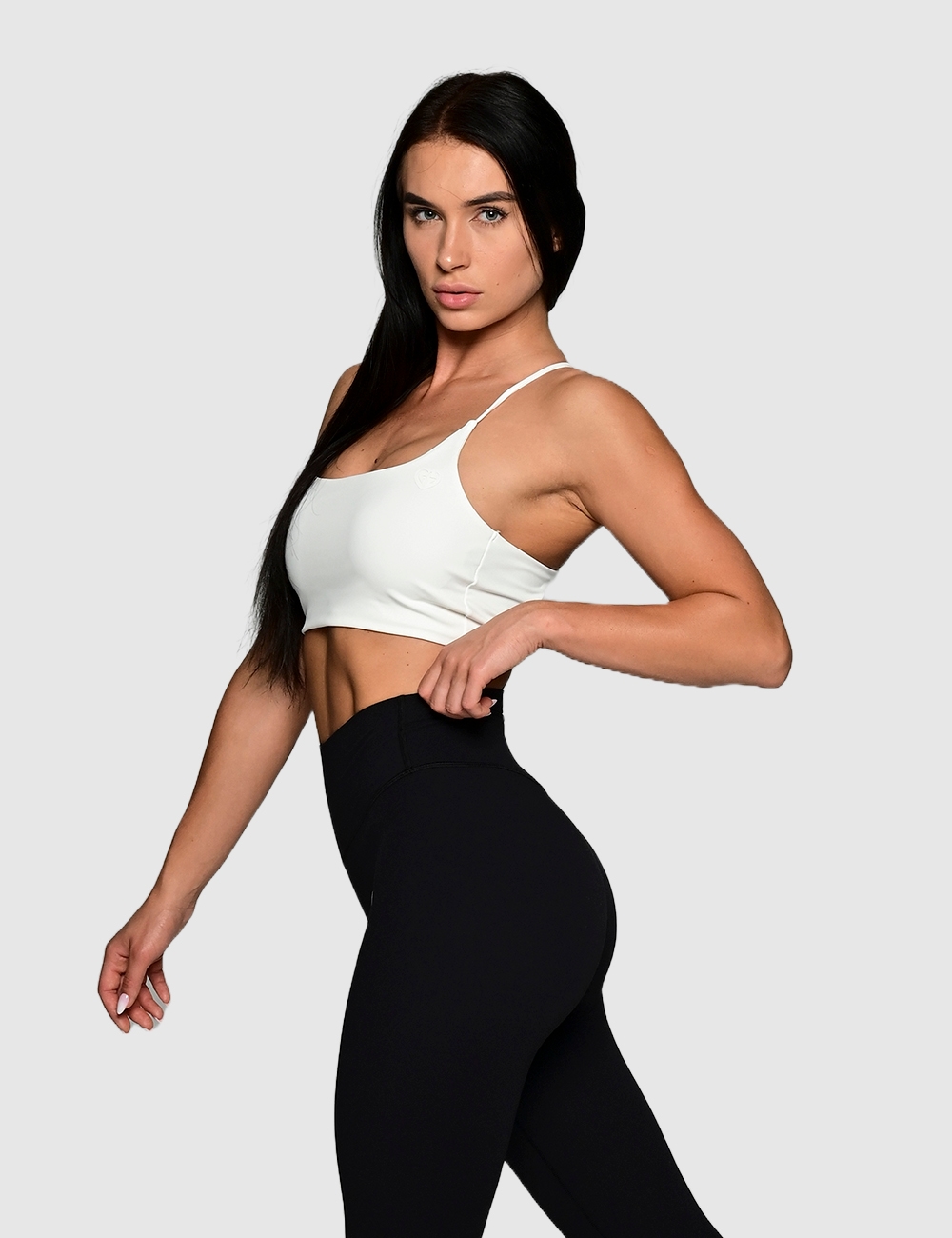 Stanik sportowy CHARM FIT biały - Gymhero