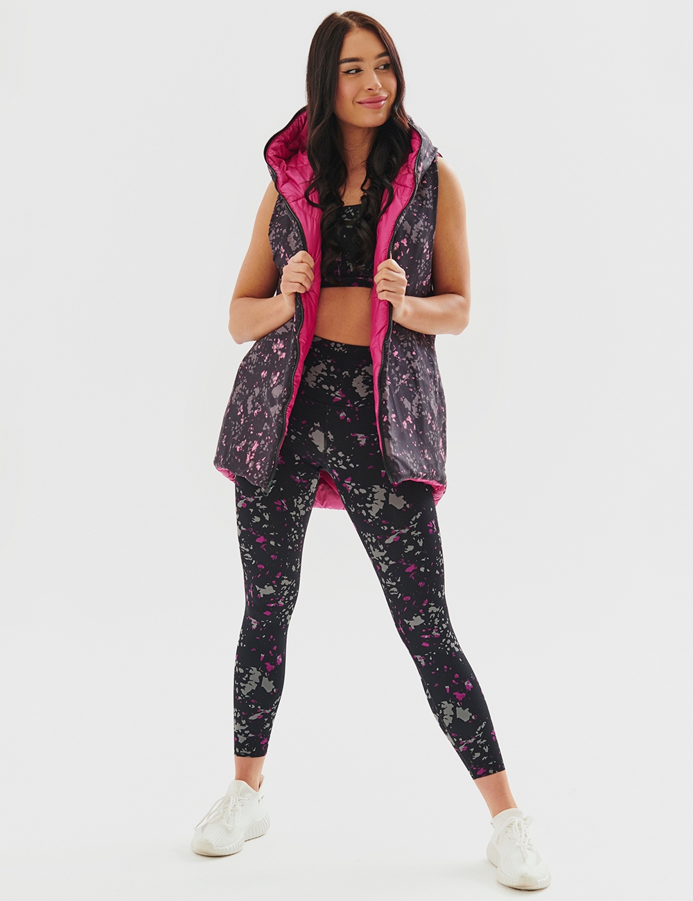 Legginsy sportowe Tribe czarne - Gymhero