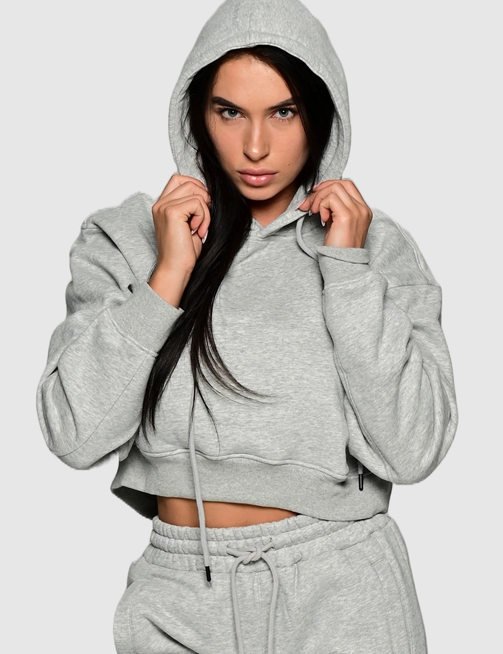 Bluza dresowa Cosy Fit Jasny Szary - Gymhero