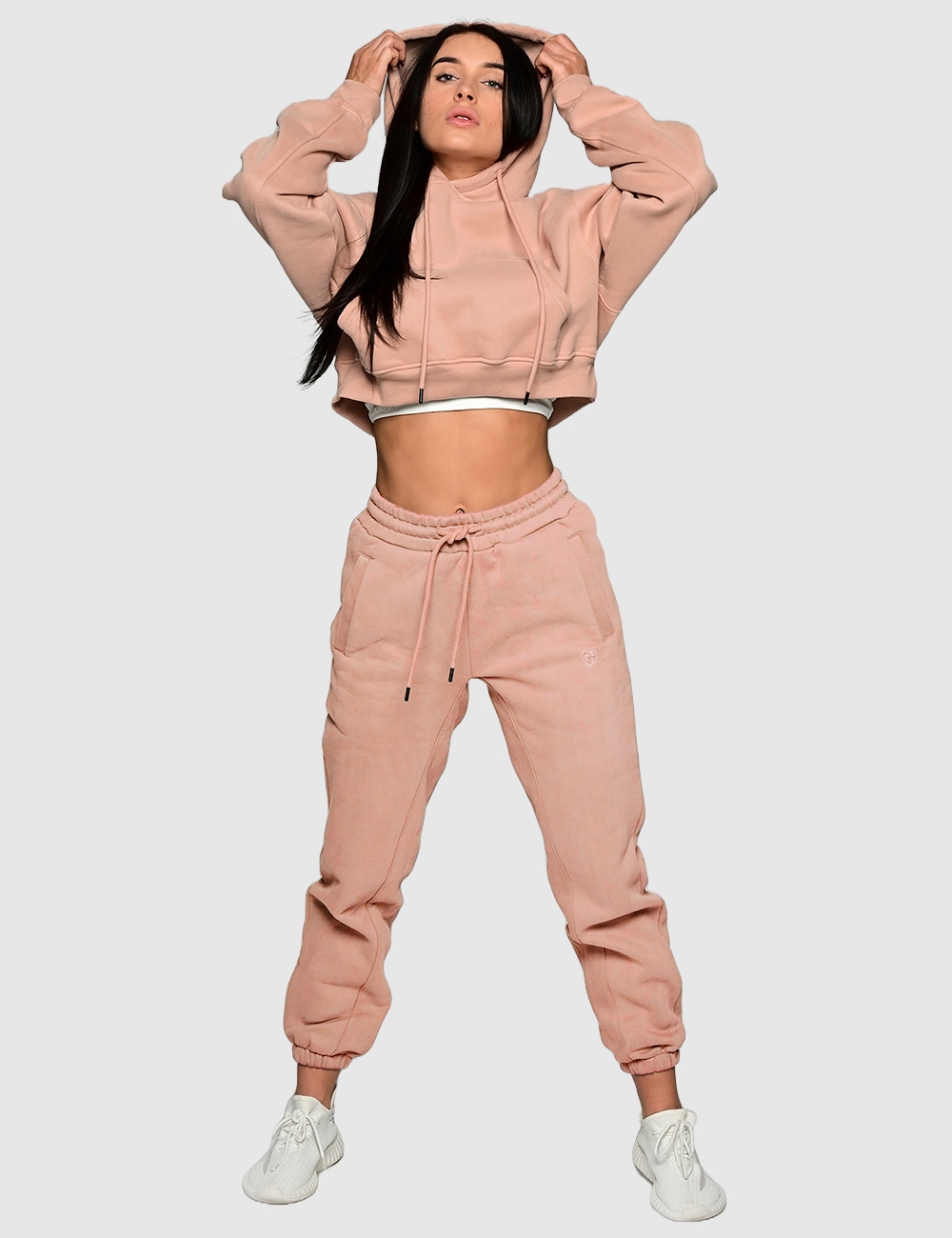 Bluza dresowa Cosy Fit Brudny Róż - Gymhero