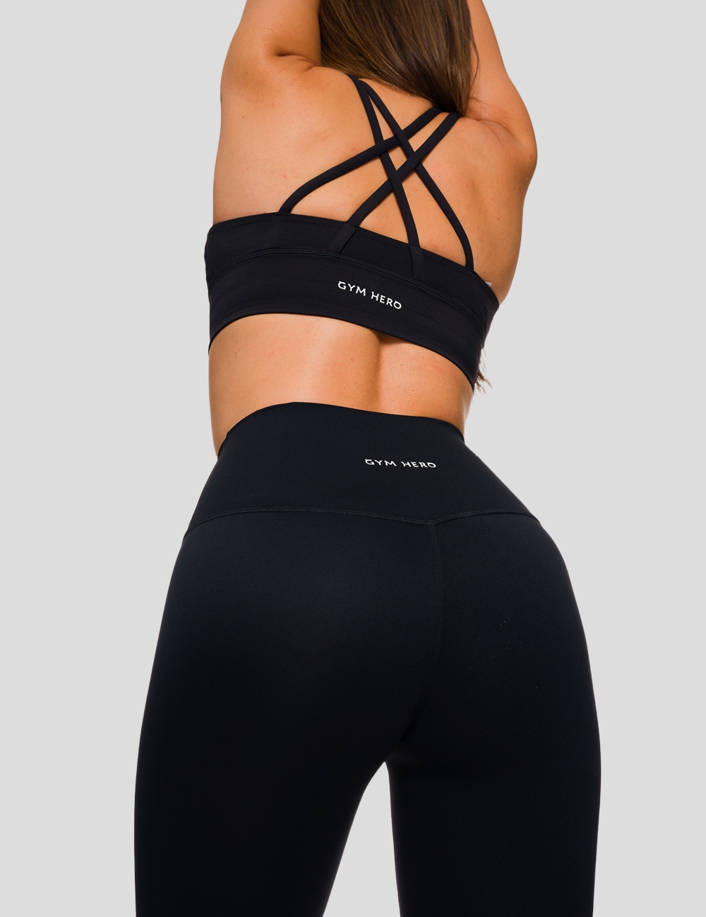 Stanik Sportowy Czarny - Gymhero