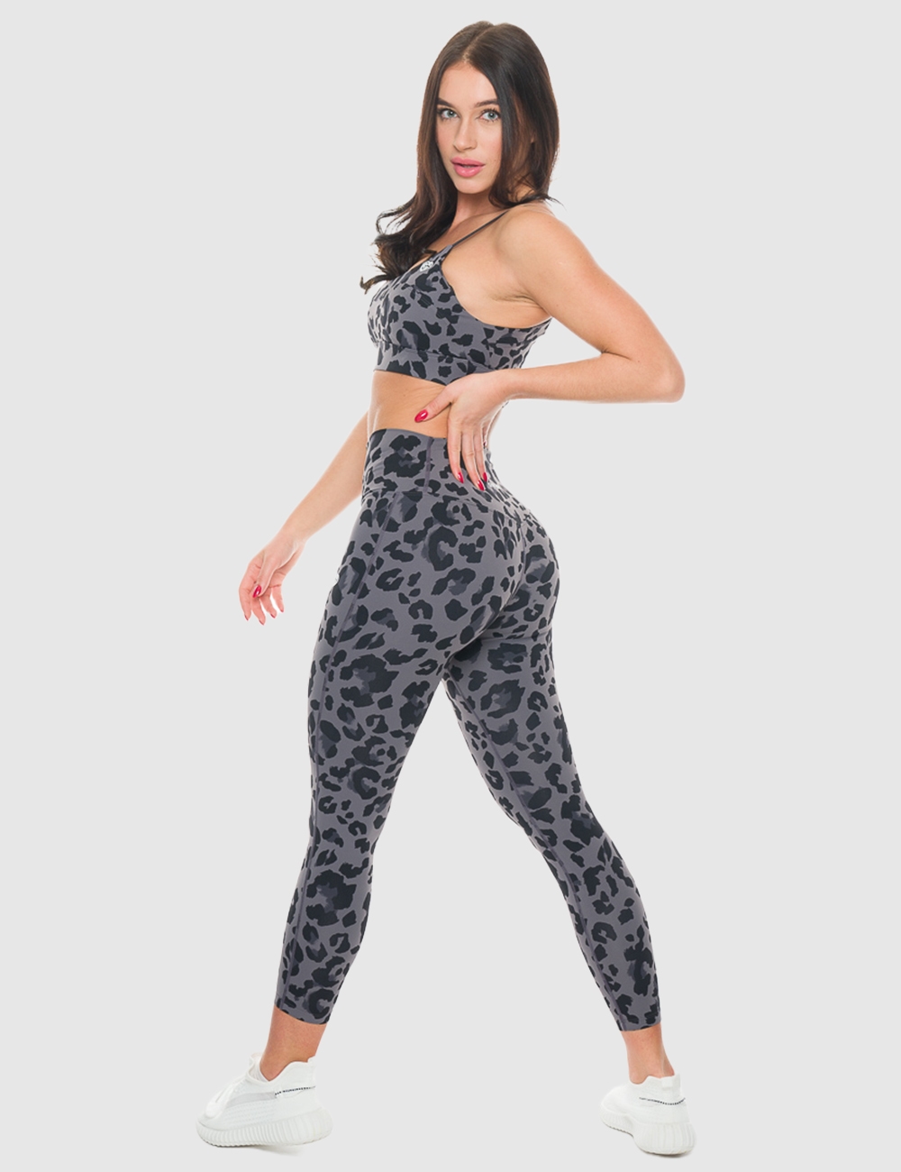 Stanik Sportowy Wild Comfy Leopard - Gymhero