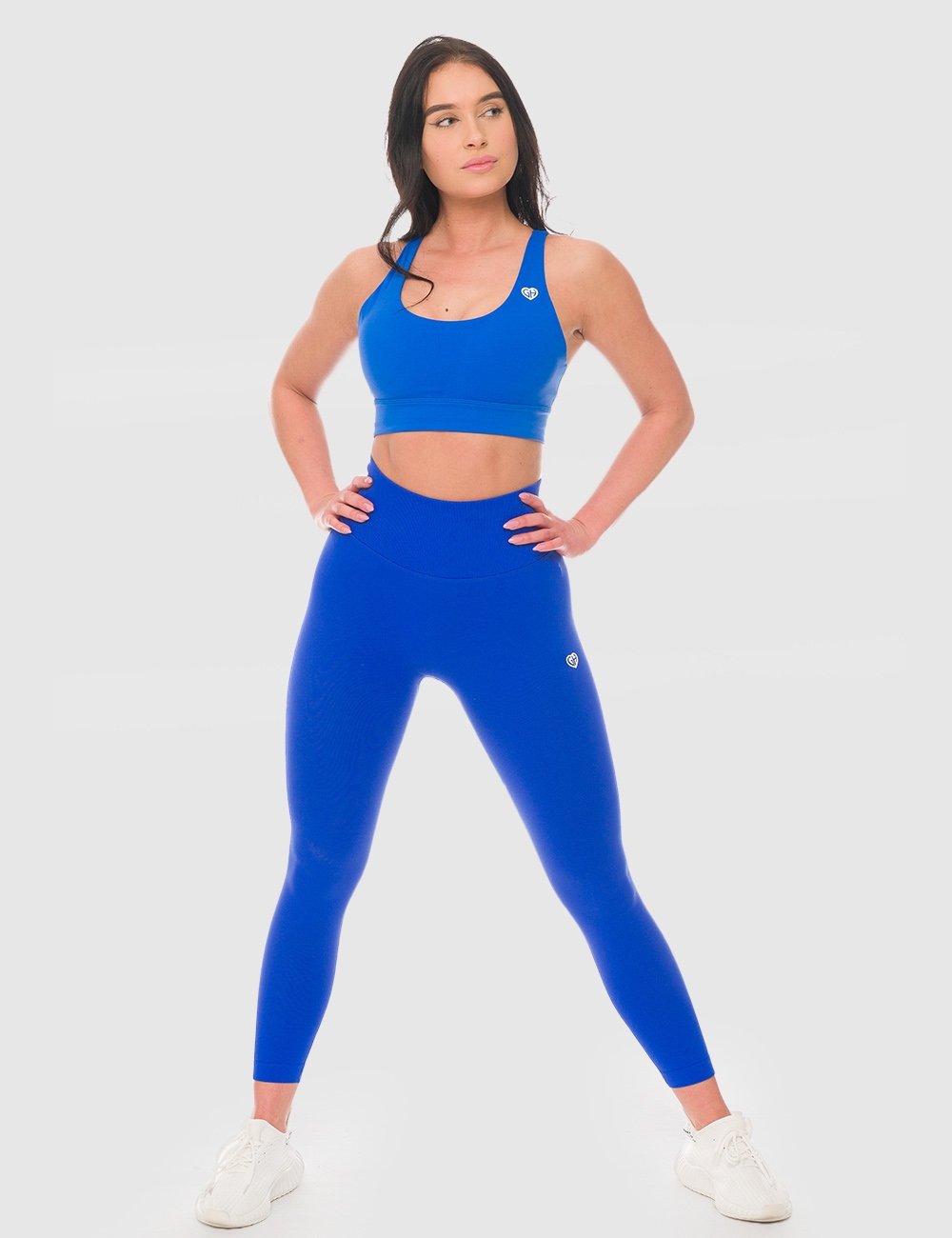 Legginsy Bezszwowe Scrunch Cobalt - Gymhero
