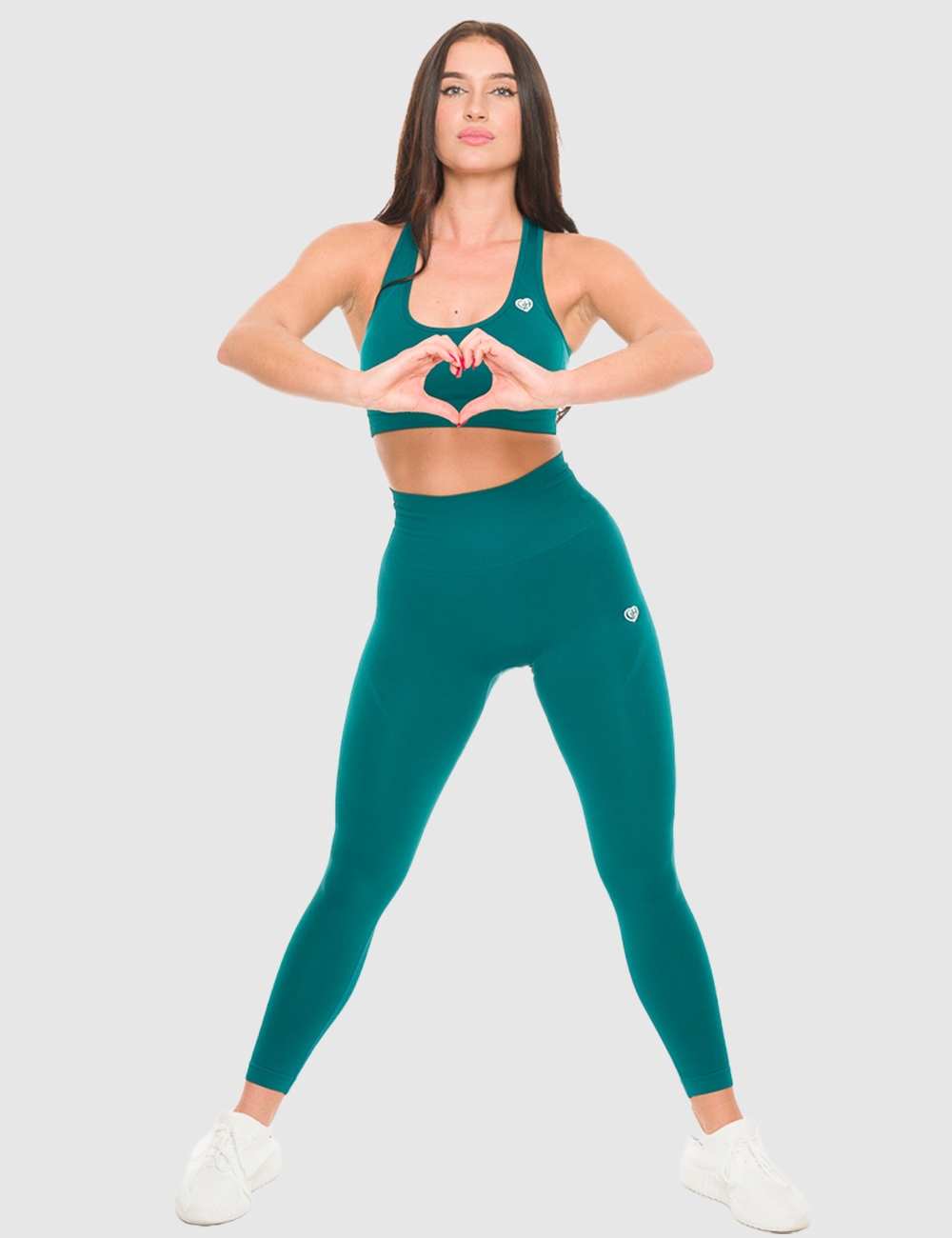 Legginsy Sportowe Balance Butelkowa Zieleń - Gymhero
