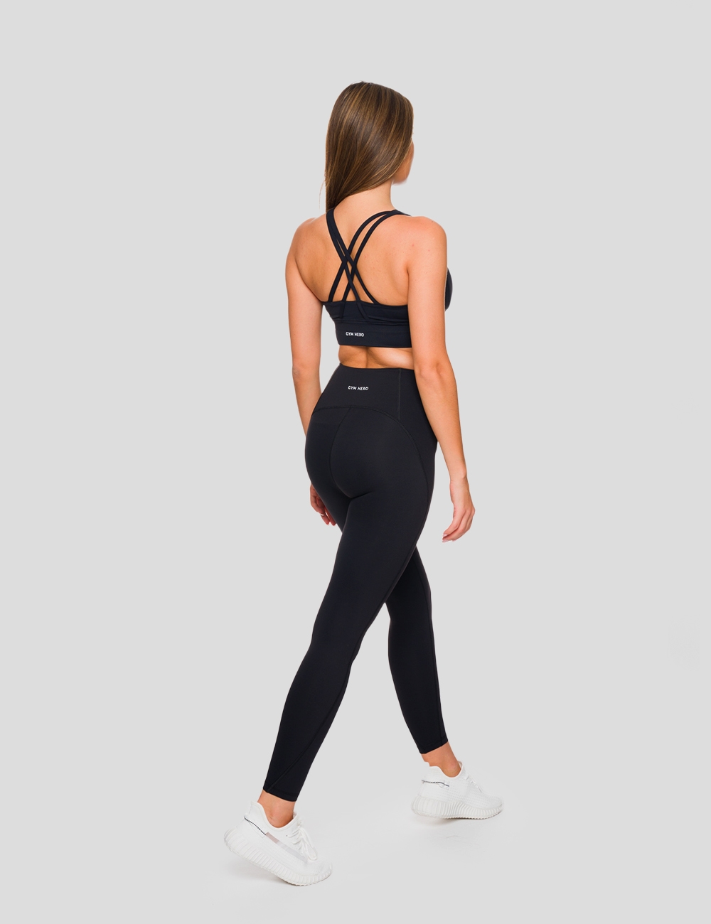 Stanik Sportowy ShapeIt Czarny - Gymhero