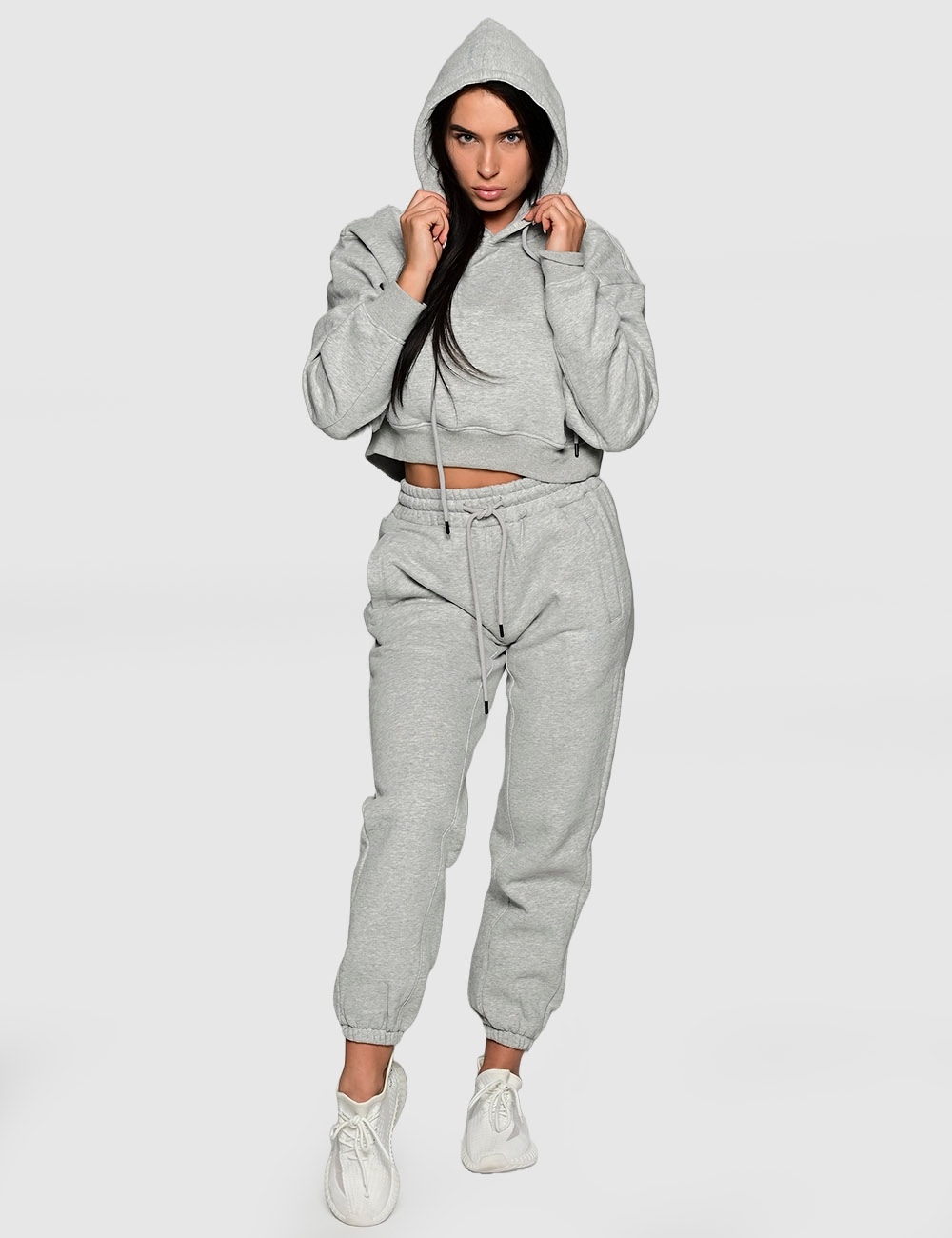 Bluza dresowa Cosy Fit Jasny Szary - Gymhero