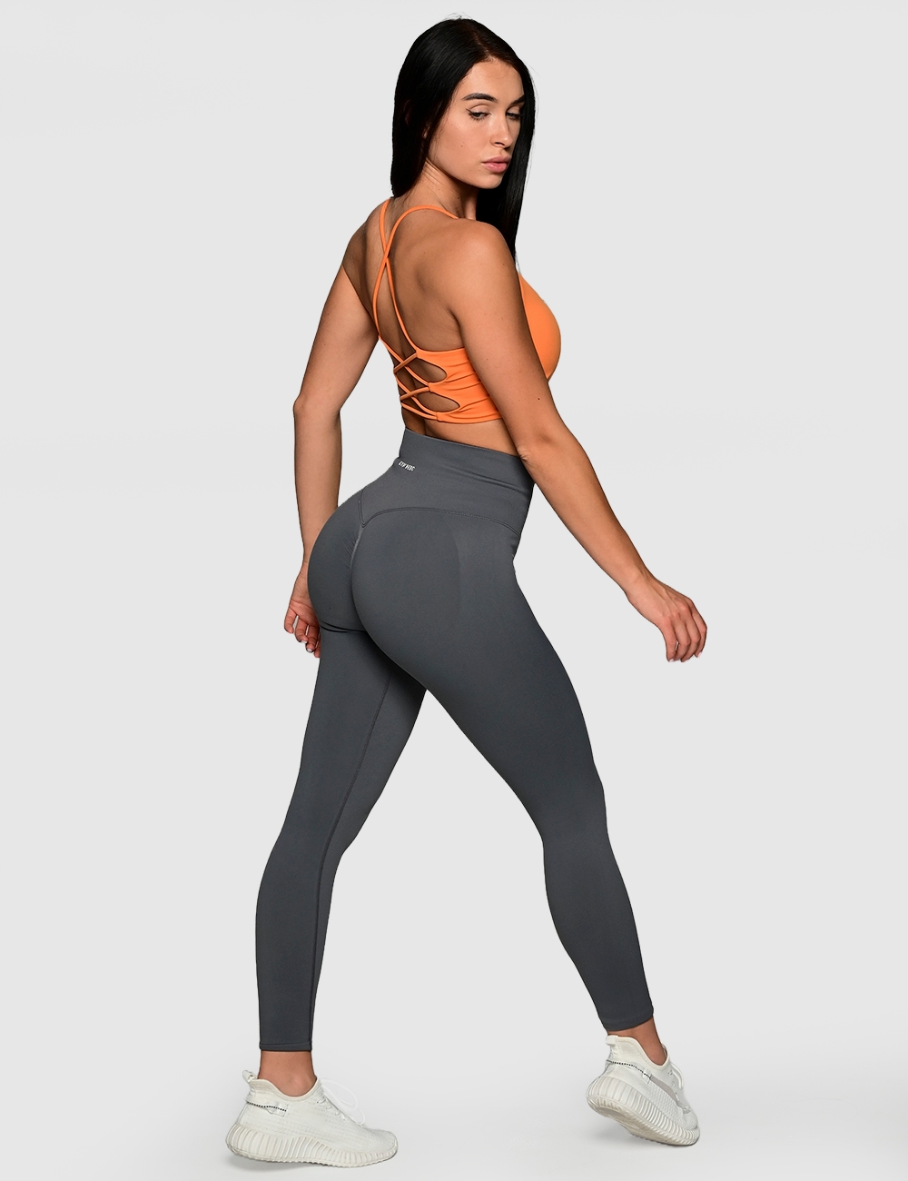 Stanik sportowy CHARM FIT pomarańczowy - Gymhero