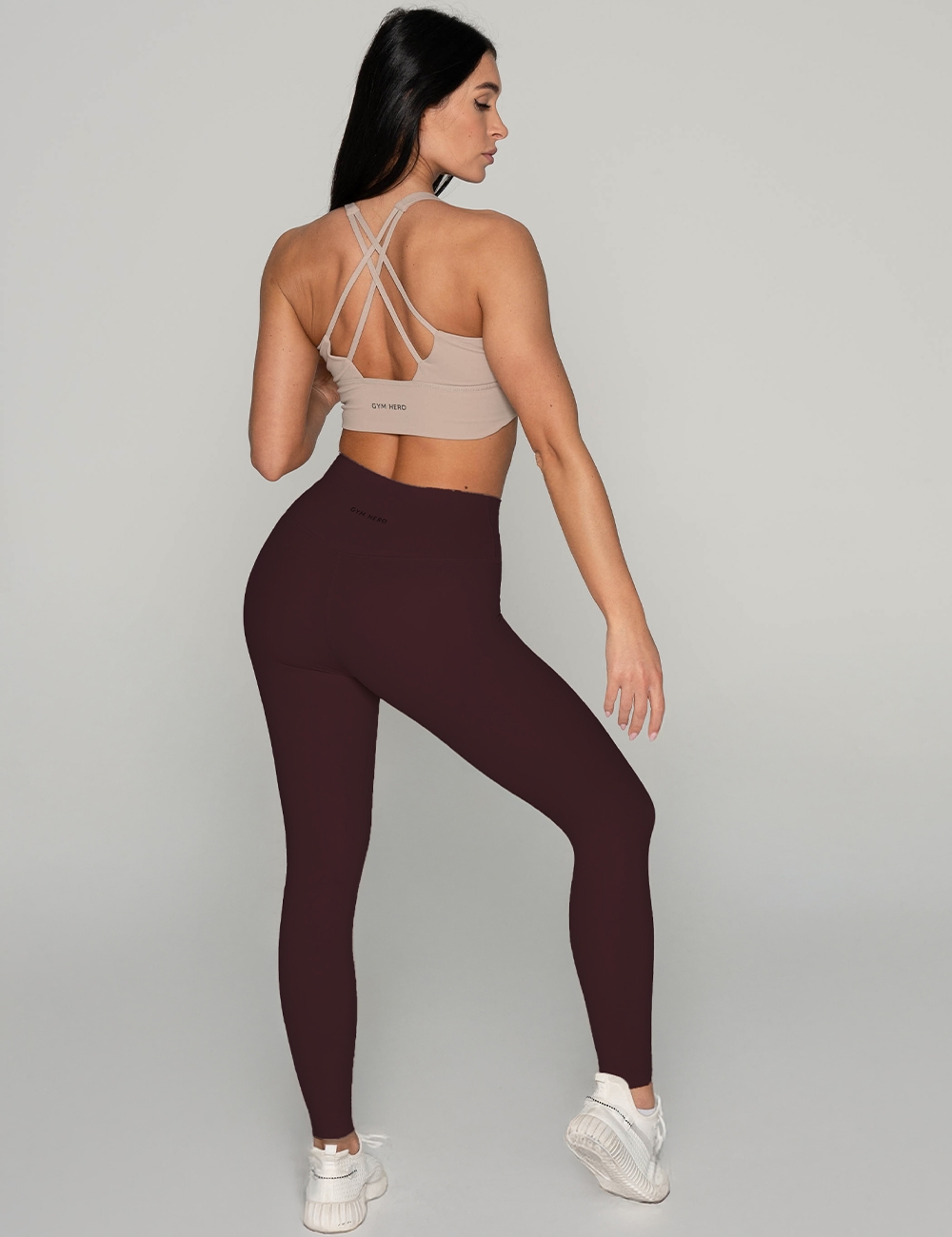 Legginsy Sportowe Freedom Czekoladowe - Gymhero