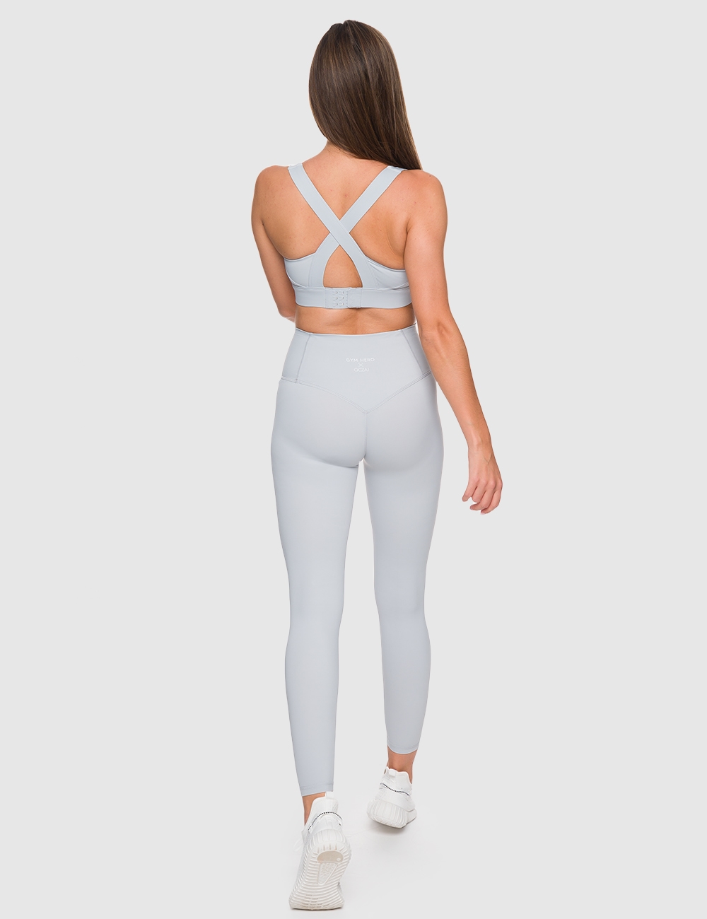 Legginsy Sportowe GHxQCZAJ Szare - Gymhero