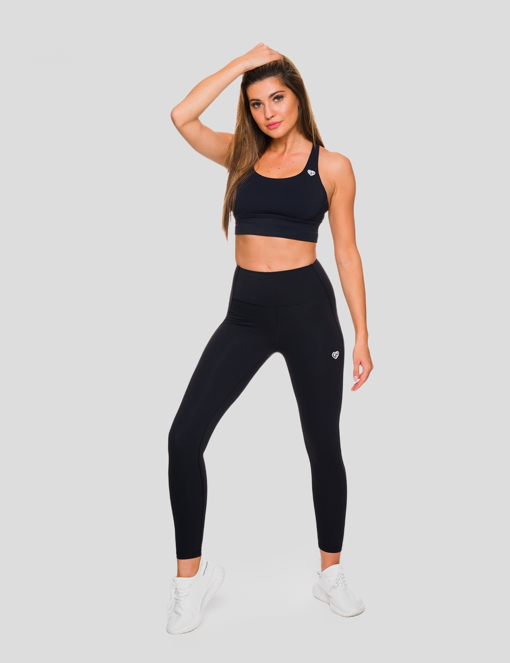 Stanik Sportowy ShapeIt Czarny - Gymhero