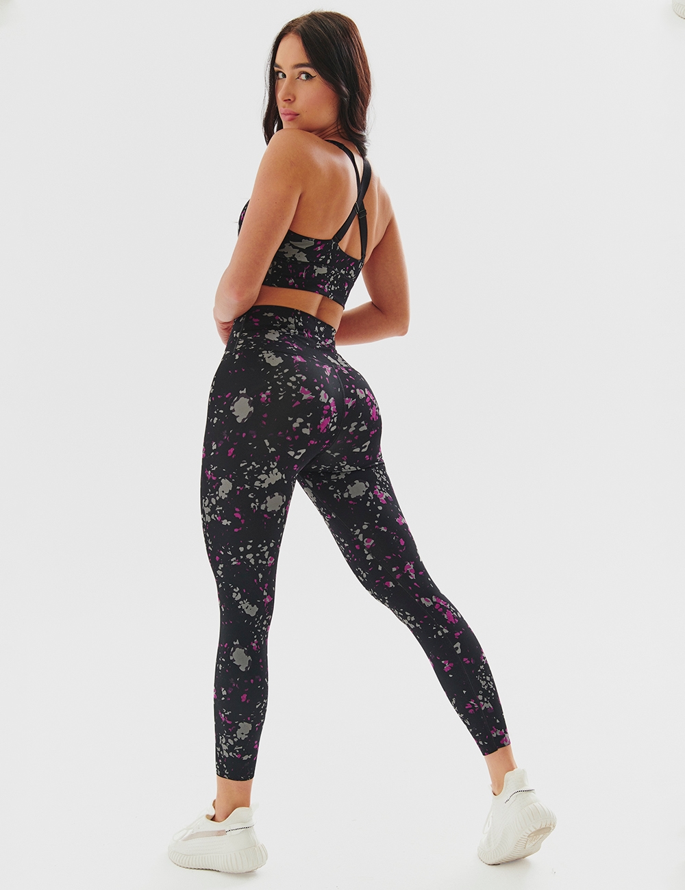Legginsy sportowe Tribe czarne - Gymhero
