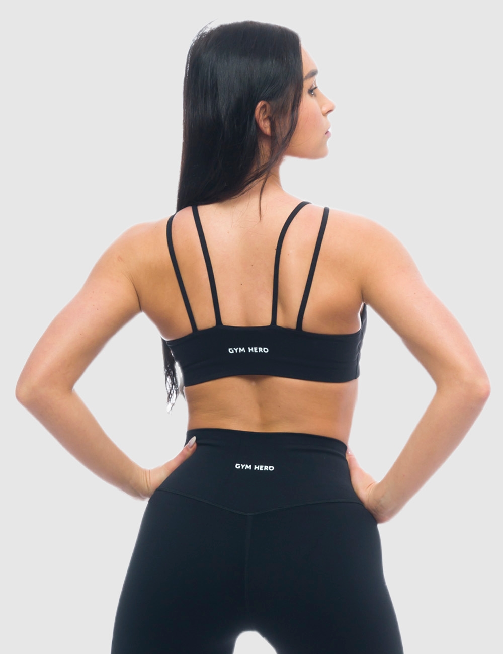 Stanik Sportowy Gym Delight Czarny - Gymhero