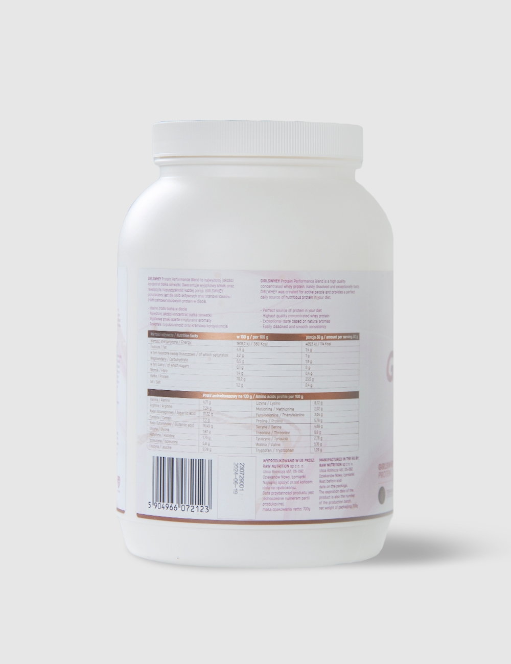 Odżywka białkowa GIRLS WHEY Czekolada - Gymhero
