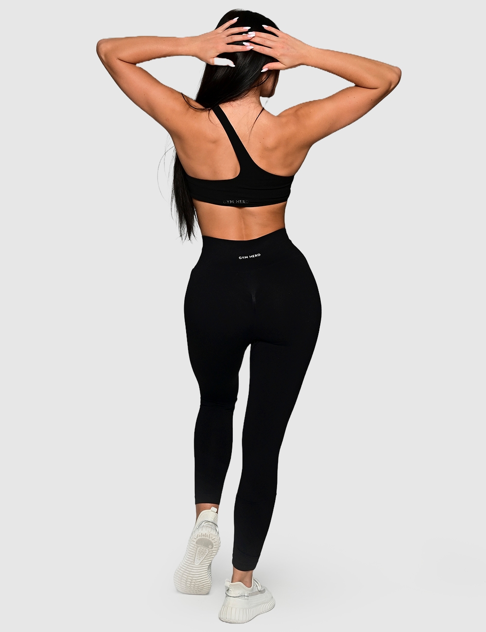 Stanik Sportowy Seductive Fit Czarny  - Gymhero