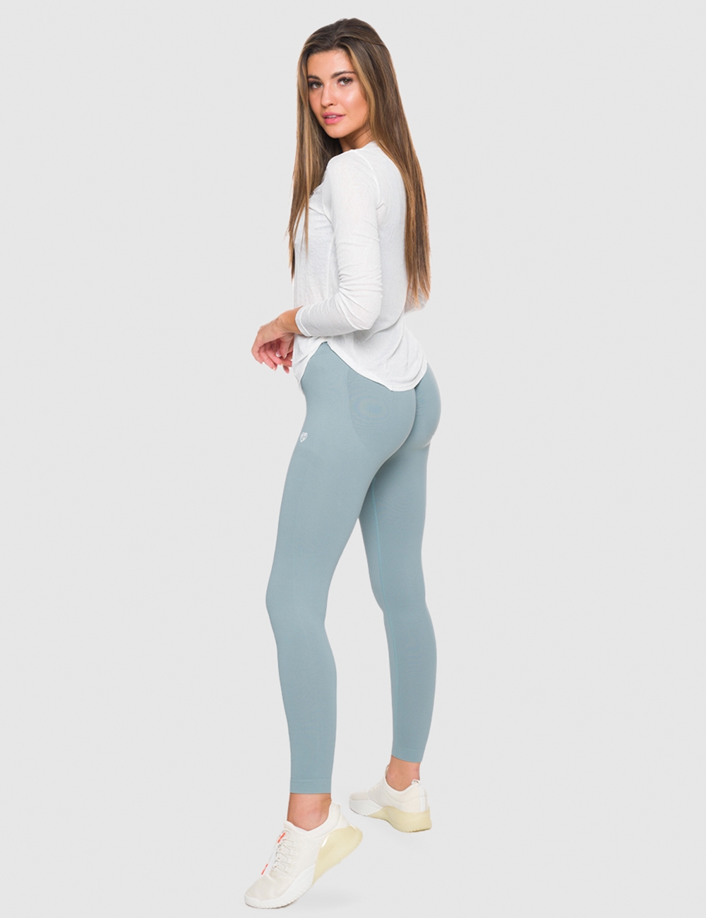 Longsleeve Sportowy Wave Biały - Gymhero