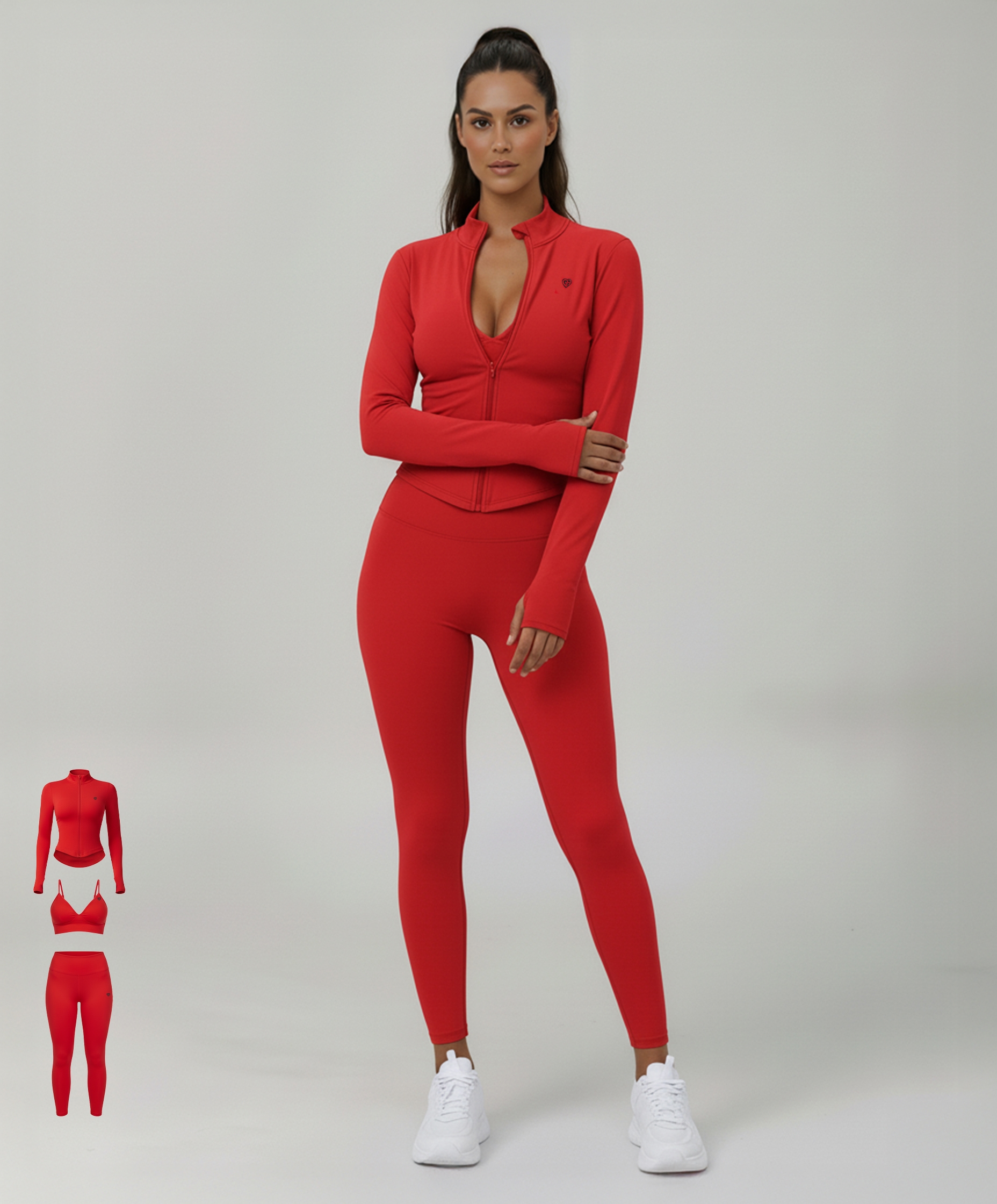 Zestaw Sportowy Flex Flow Czerwony - Gymhero