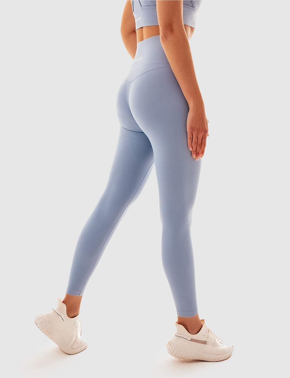 Legginsy sportowe z kieszonką Baby Blue - Gymhero