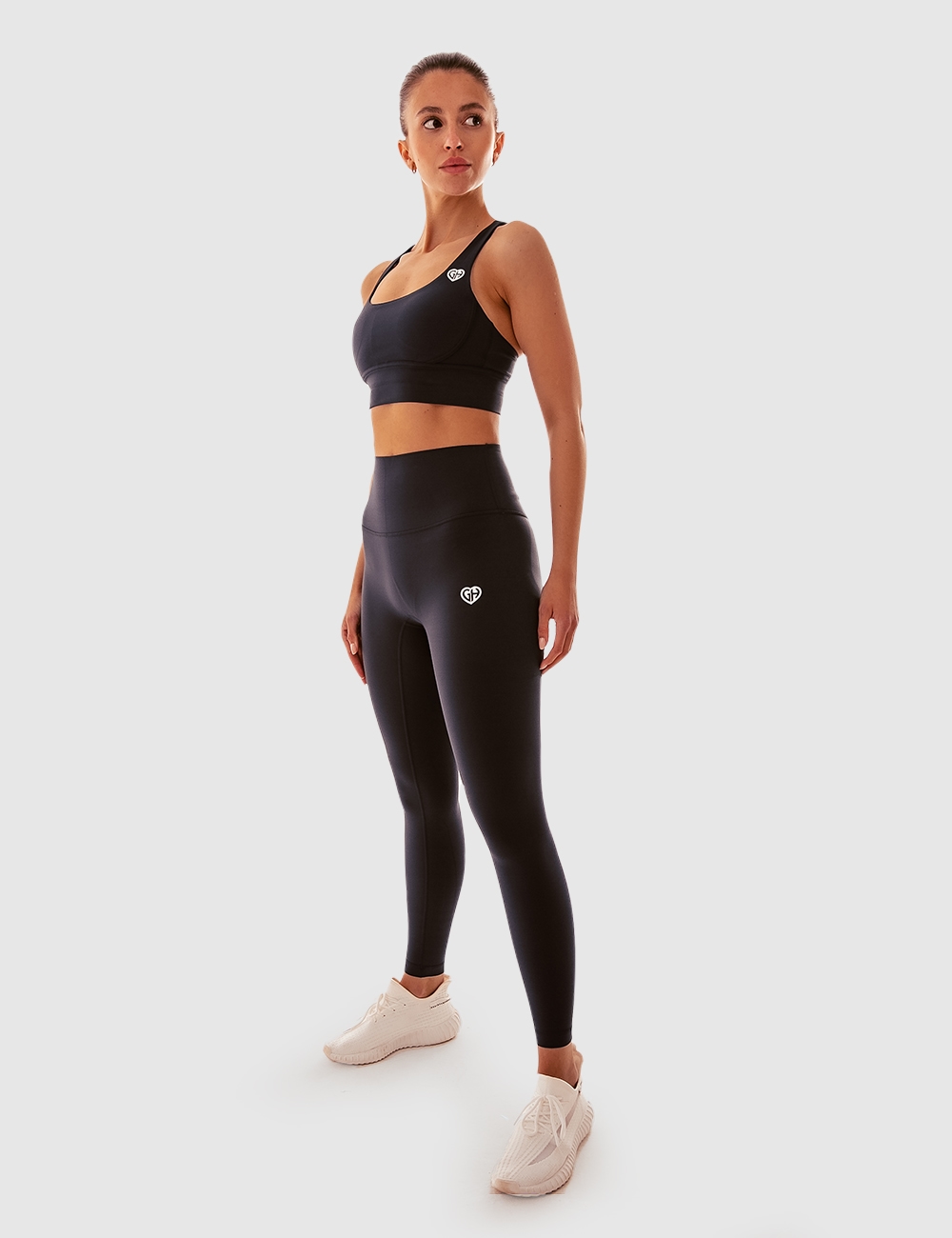 Legginsy Sportowe z kieszonką Granatowe - Gymhero