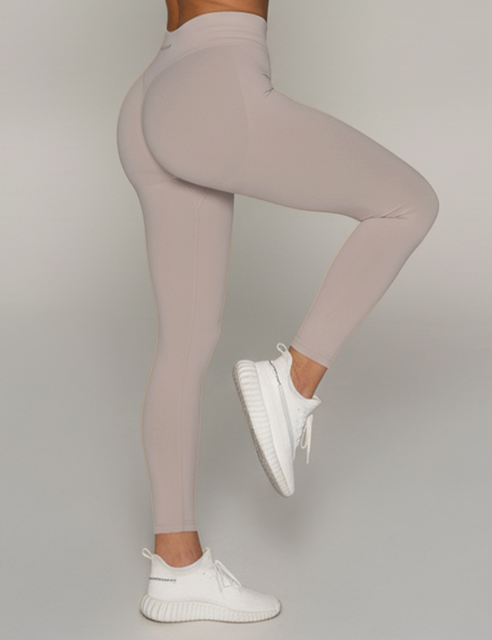 Legginsy bezszwowe Scrunch 2.0 Mocha - Gymhero