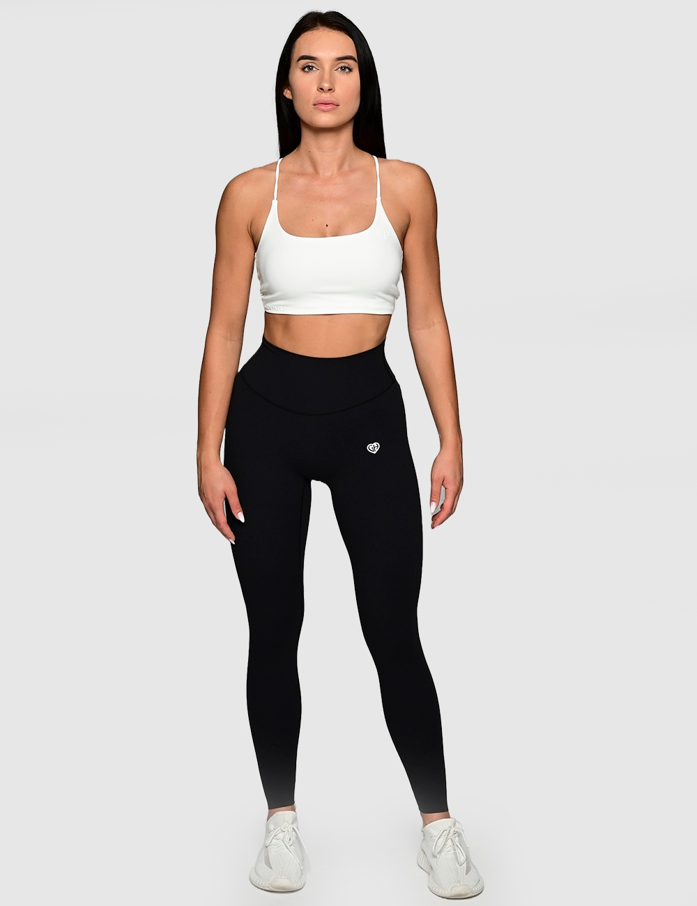 Stanik sportowy CHARM FIT biały - Gymhero
