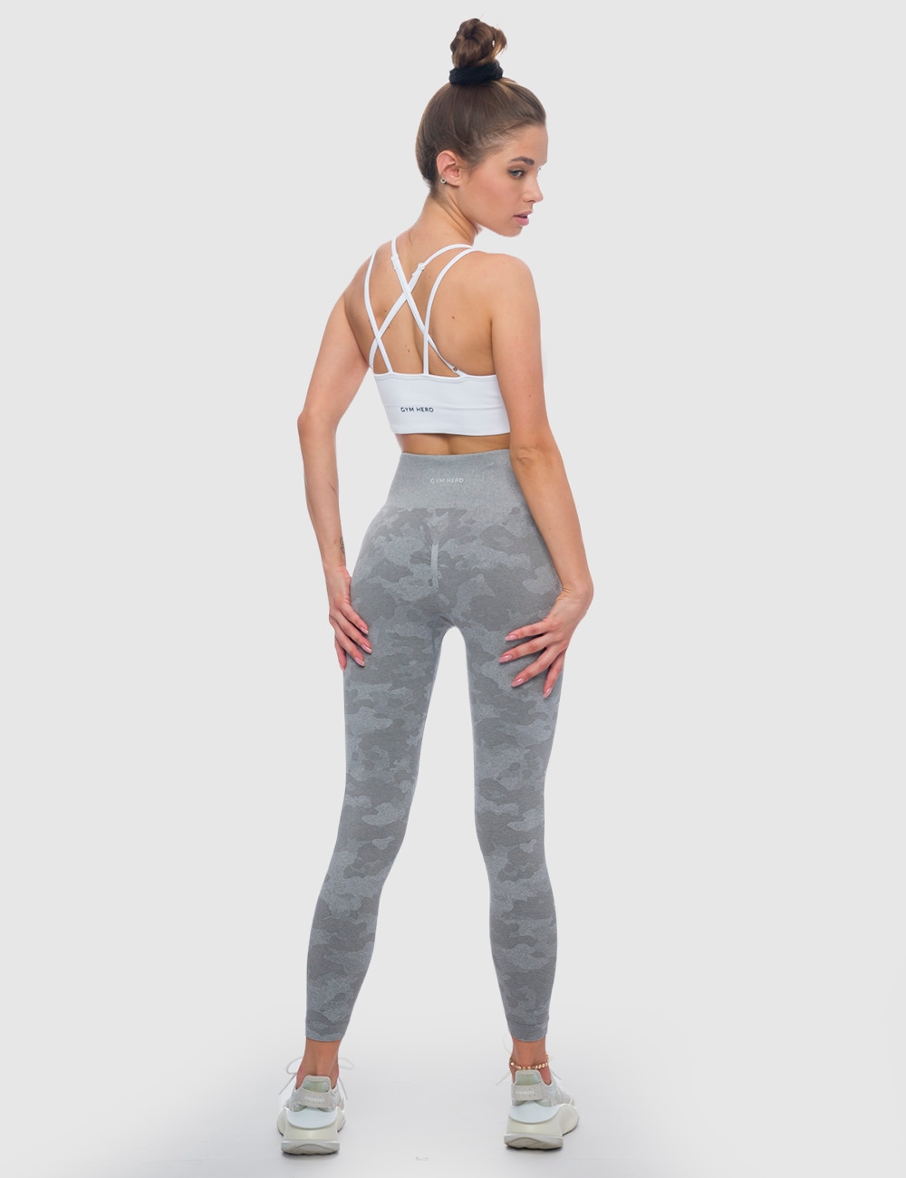 Stanik Sportowy Summer Vibe Biały - Gymhero
