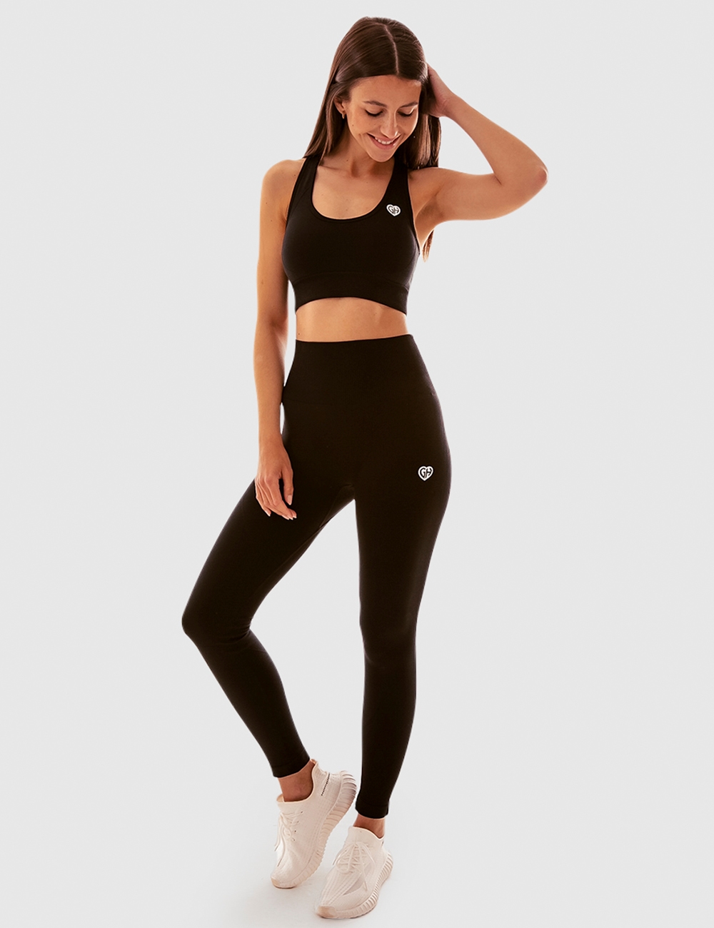 Stanik Sportowy Balance Czarny - Gymhero