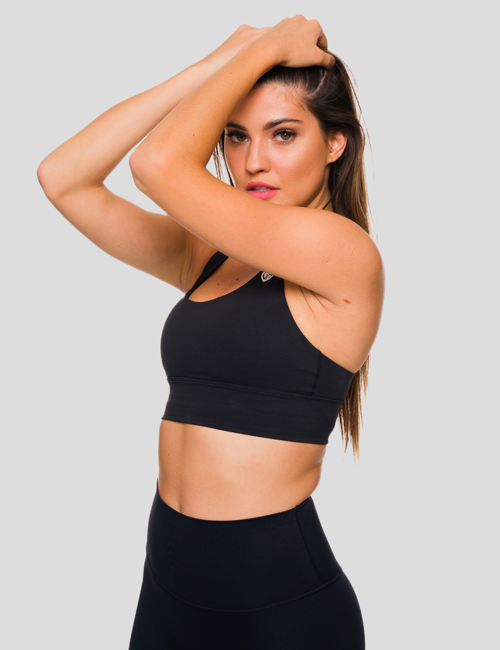 Stanik Sportowy Czarny - Gymhero