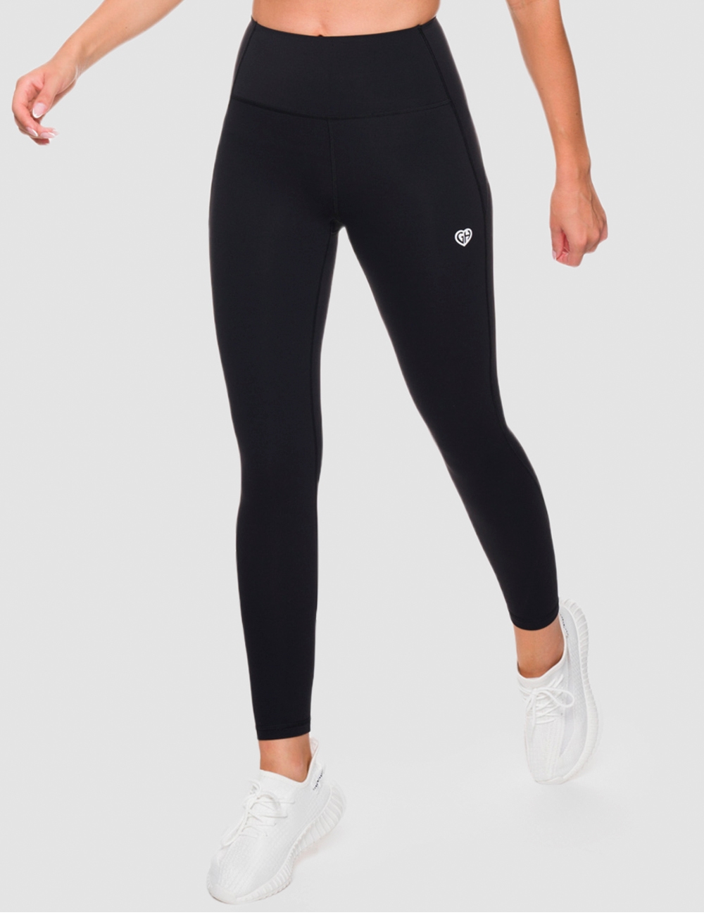 Legginsy sportowe SlimFit czarne - Gymhero