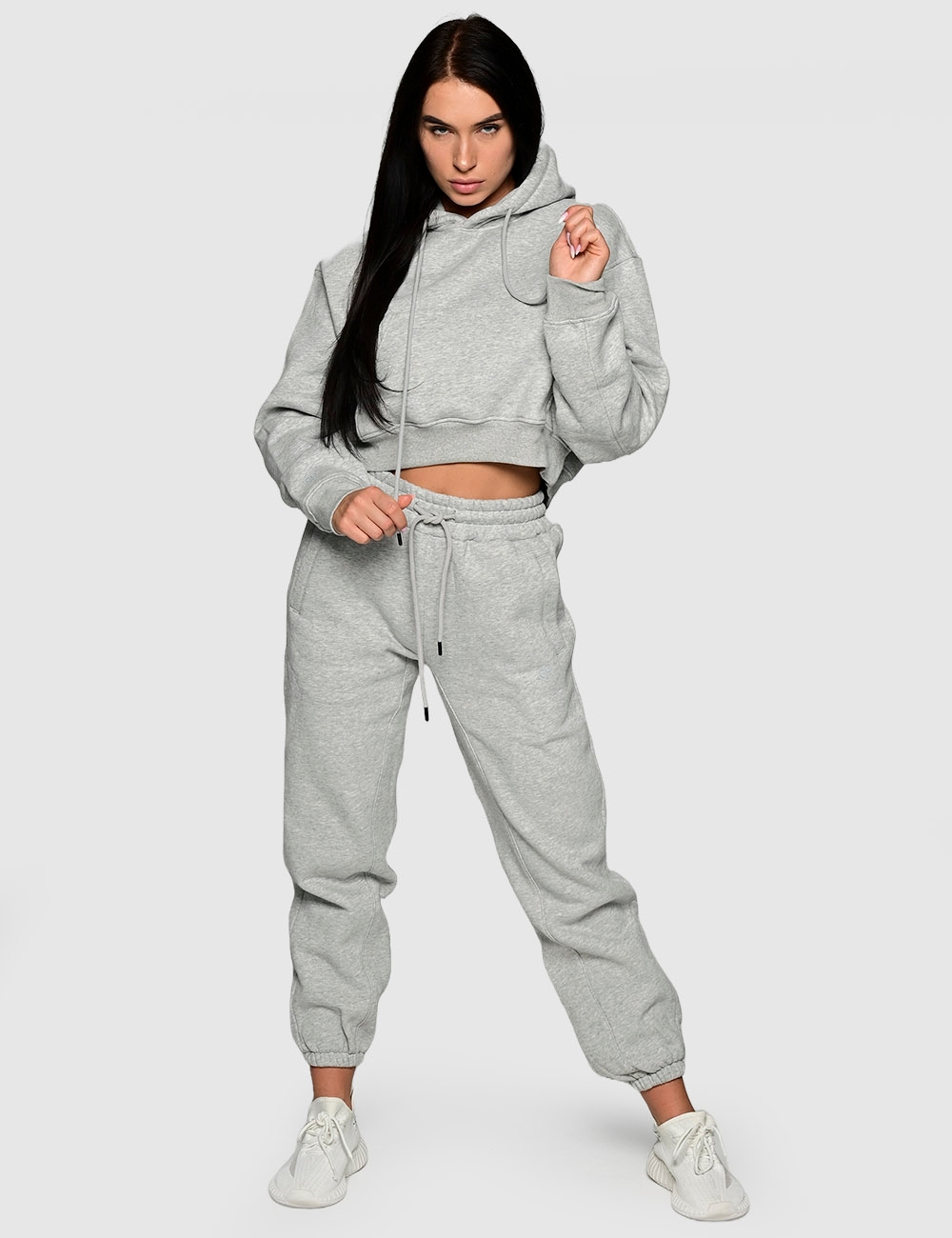 Bluza dresowa Cosy Fit Jasny Szary - Gymhero