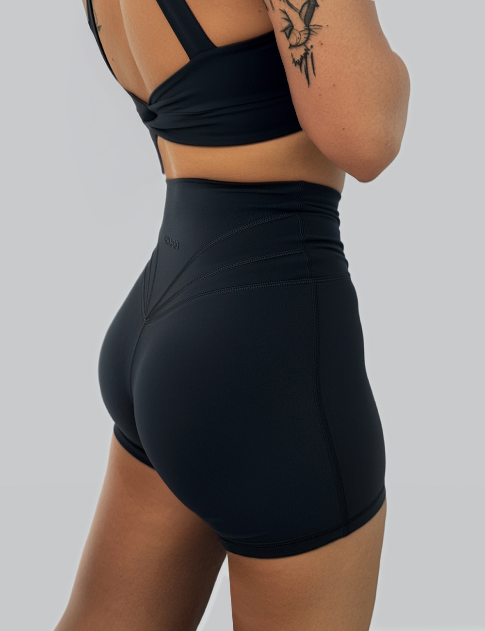 Szorty Sportowe Summer Twist Czarne - Gymhero