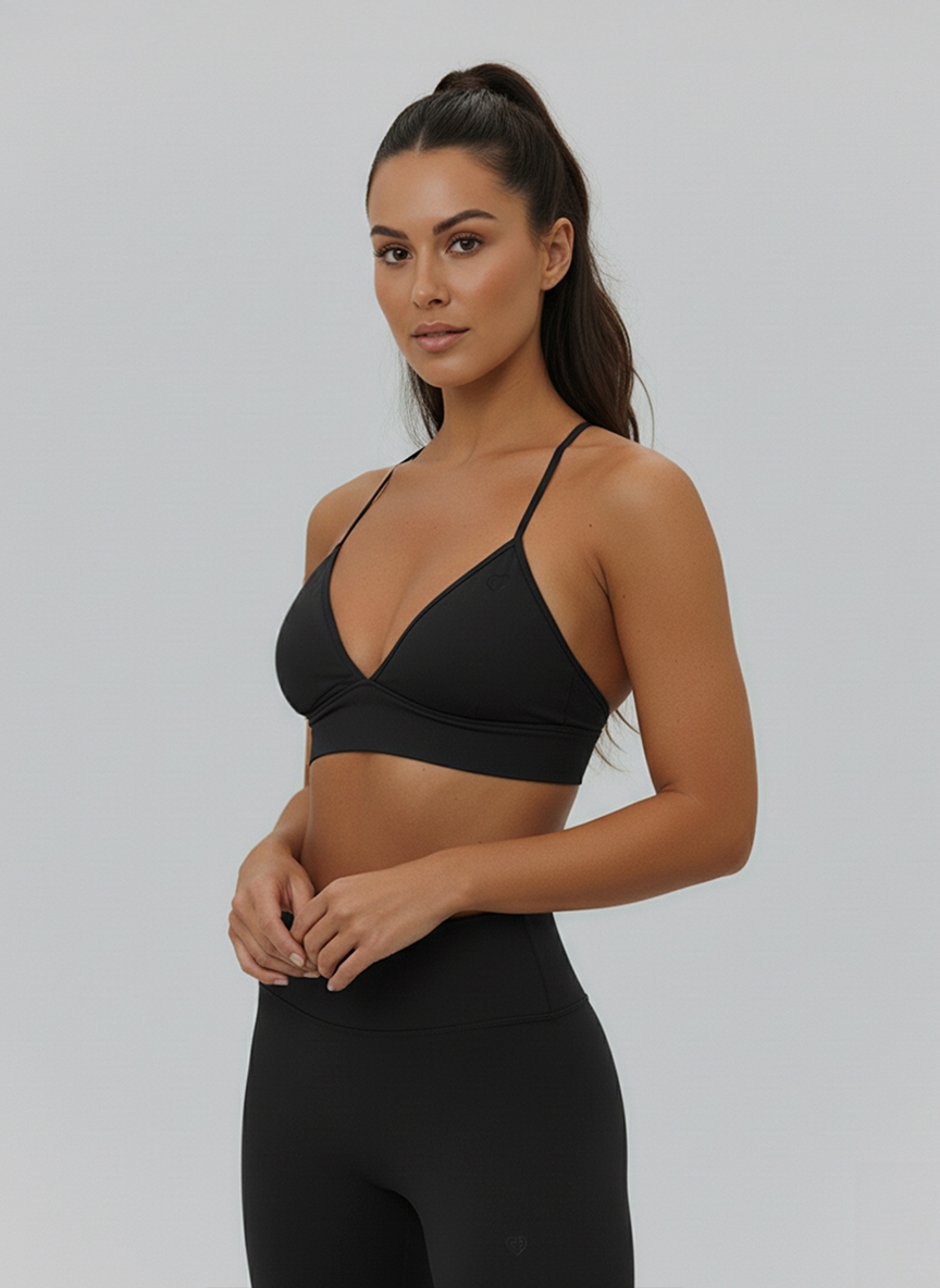 Legginsy Sportowe Flex Flow Czarne - Gymhero