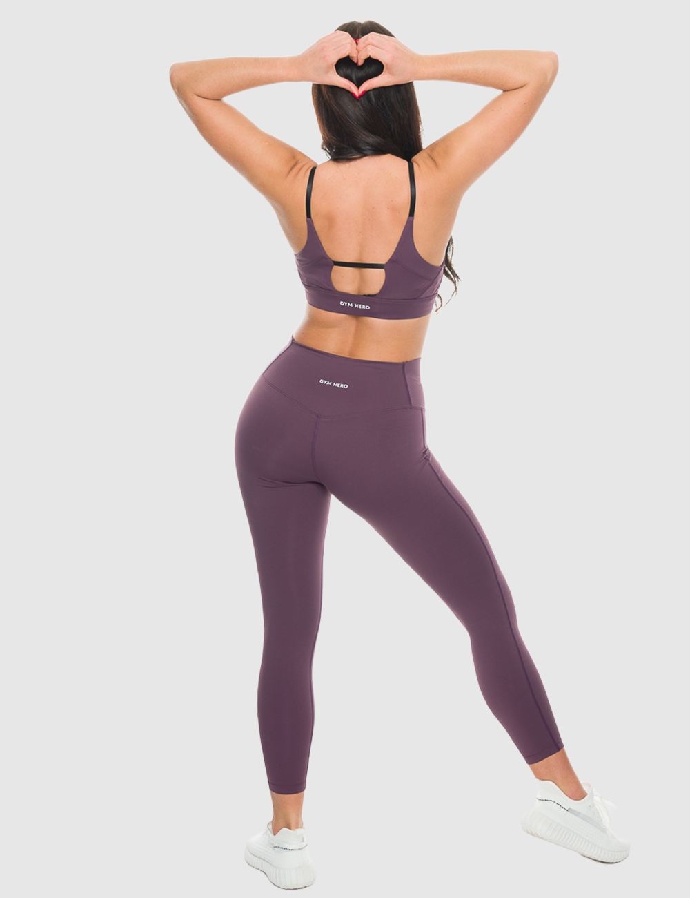 Stanik Sportowy Cherry Comfy Burgundowy - Gymhero