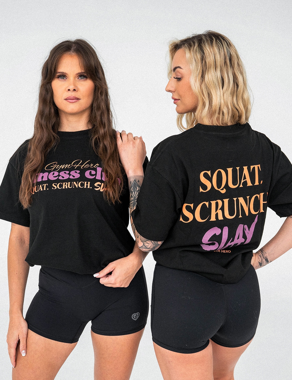 Szorty Sportowe Summer Twist Czarne - Gymhero