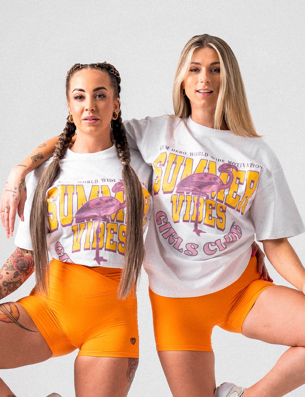 T-Shirt Gym Hero „SUMMER VIBES GIRLS CLUB” - Gymhero