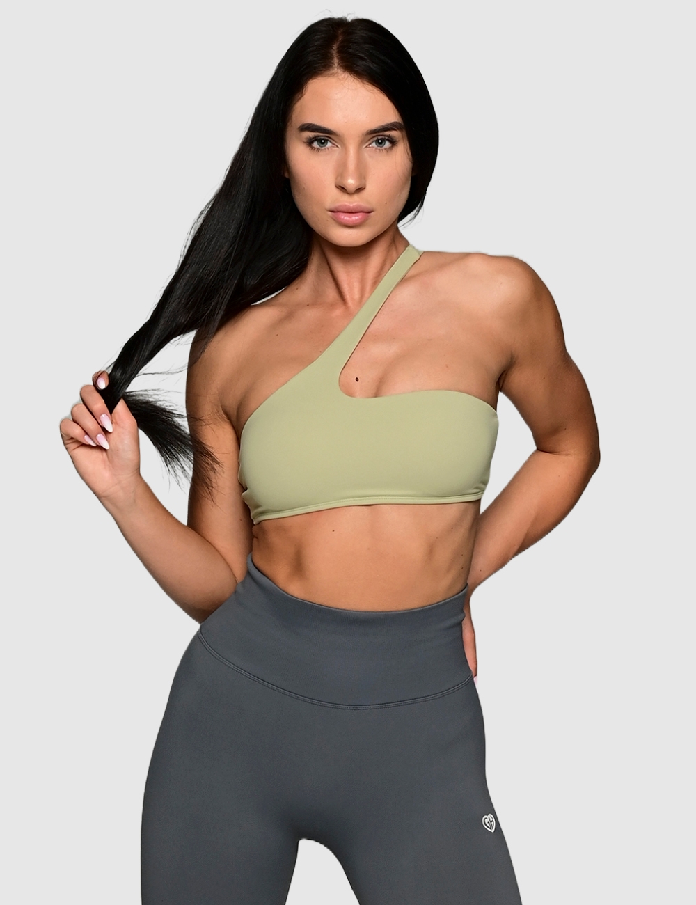 Stanik Sportowy Seductive Fit Oliwkowy - Gymhero