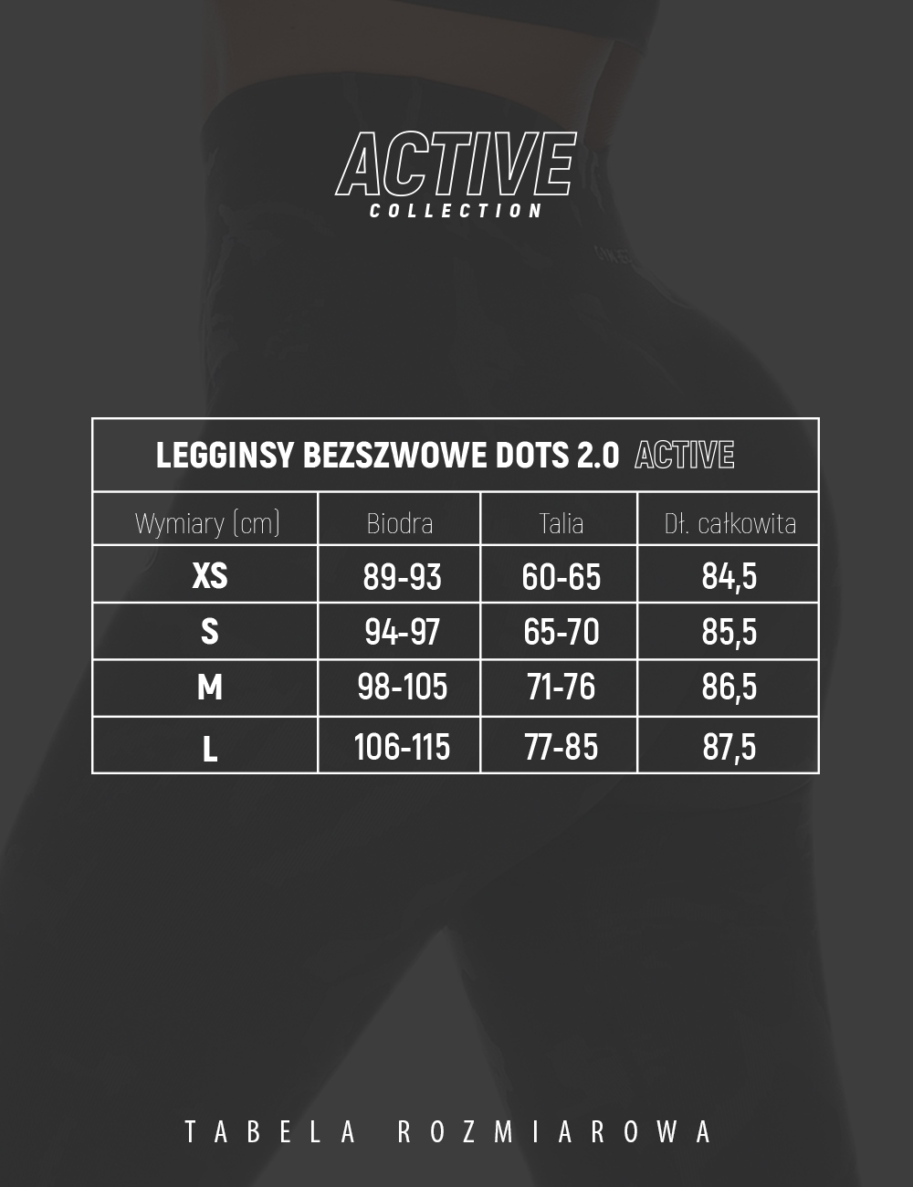 Legginsy sportowe Dots Czarne - Gymhero