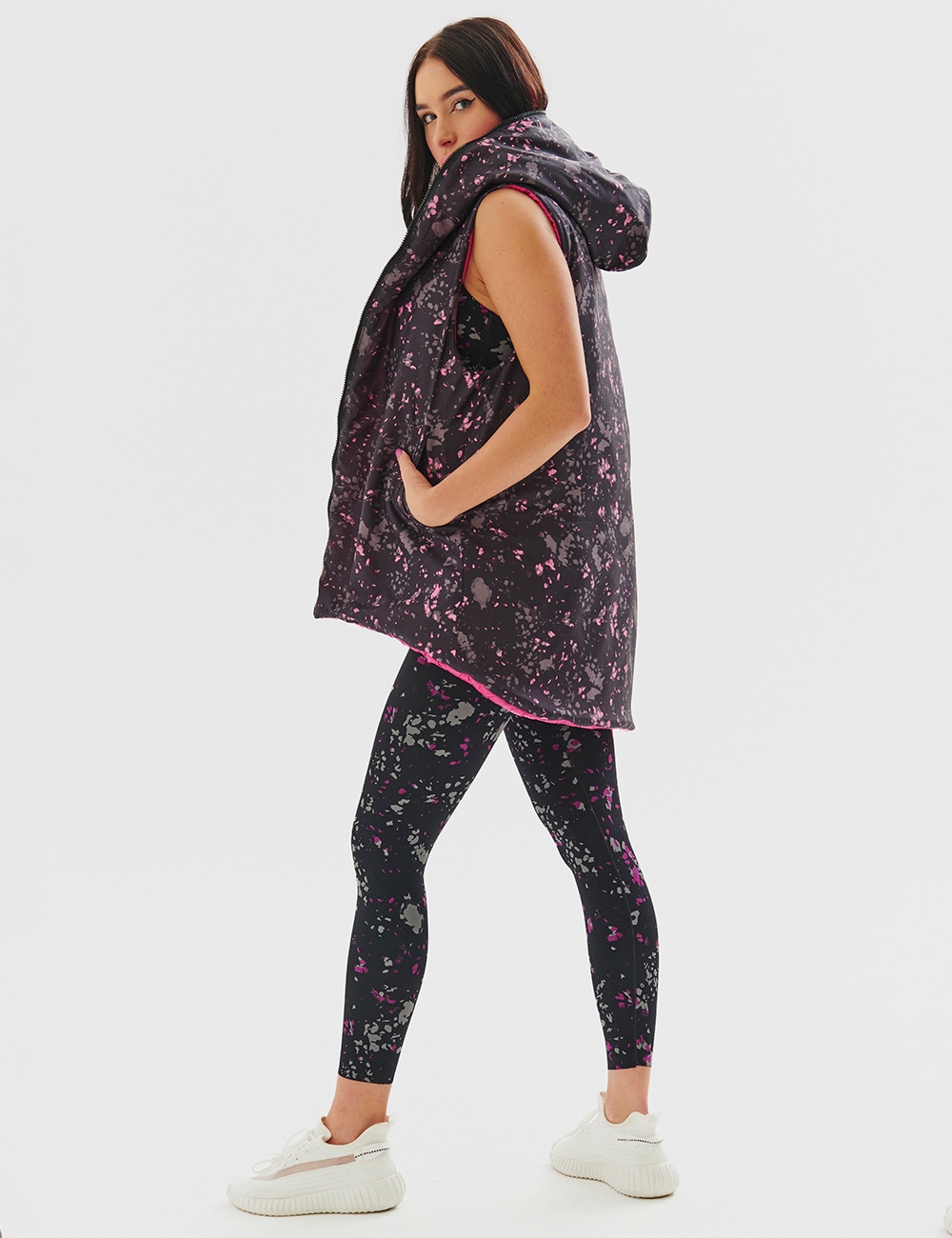 Legginsy sportowe Tribe czarne - Gymhero
