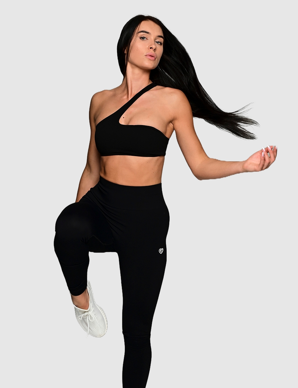 Stanik Sportowy Seductive Fit Czarny  - Gymhero