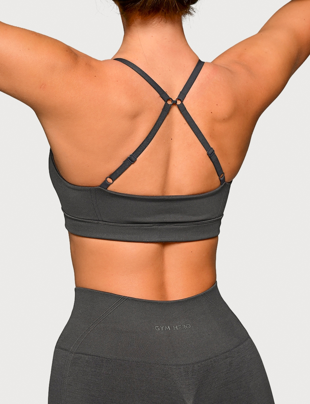 Stanik Sportowy Allure Fit Szary - Gymhero