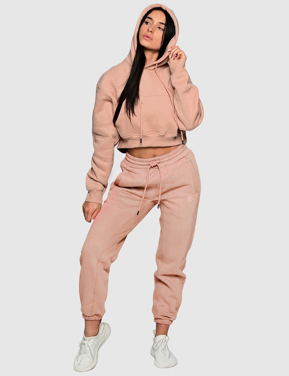 Bluza dresowa Cosy Fit Brudny Róż - Gymhero